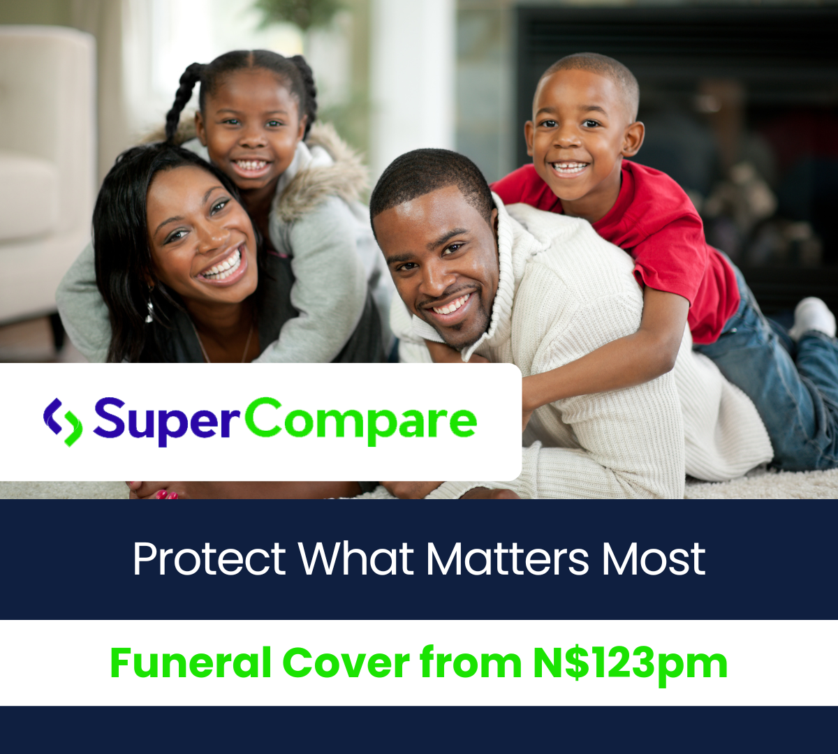 Supercompare Namibia Facebook ad
