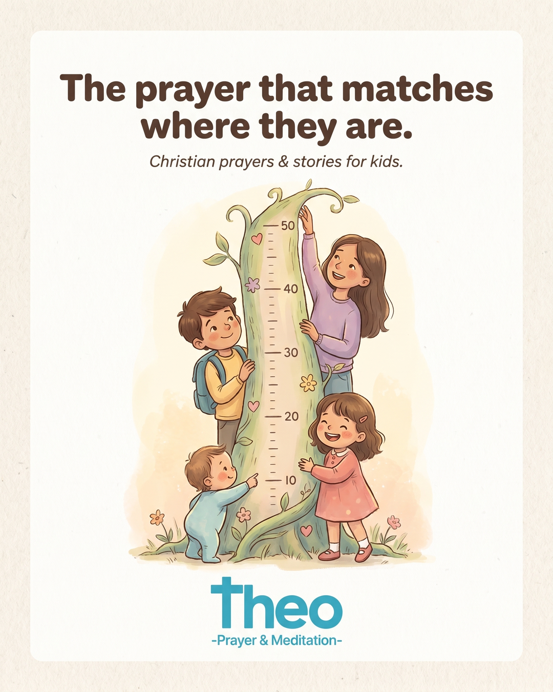 Theo: Prayer & Meditation Facebook ad