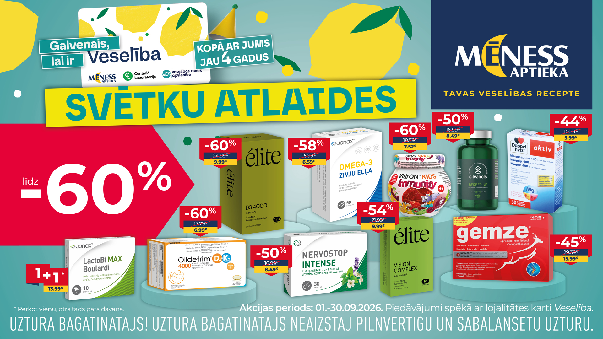 Mēness aptieka Facebook ad: Mēness aptieka. TAVAS VESELĪBAS RECEPTE