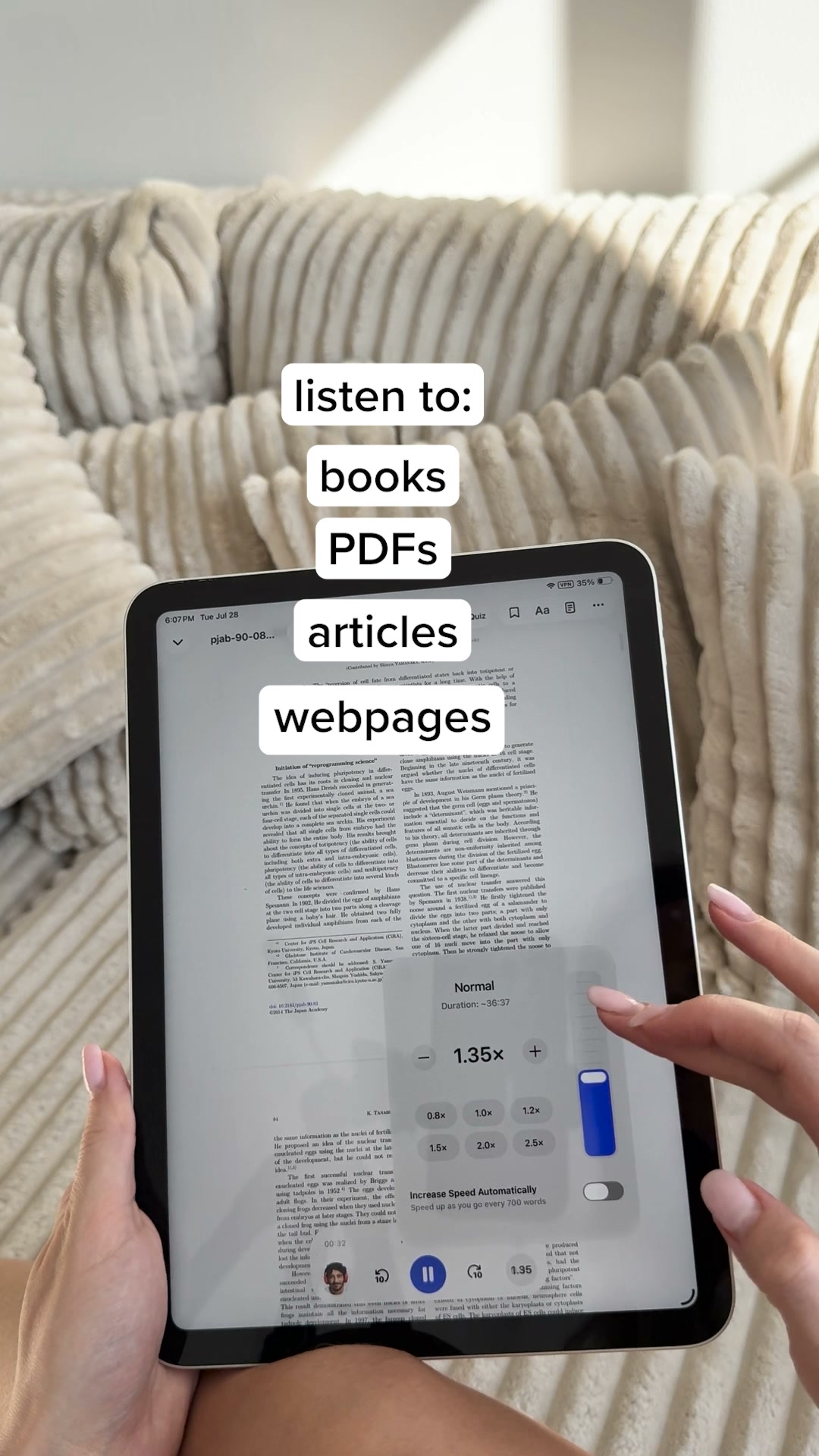 Cliff Weitzman Facebook ad: Try Listening to Books Today!