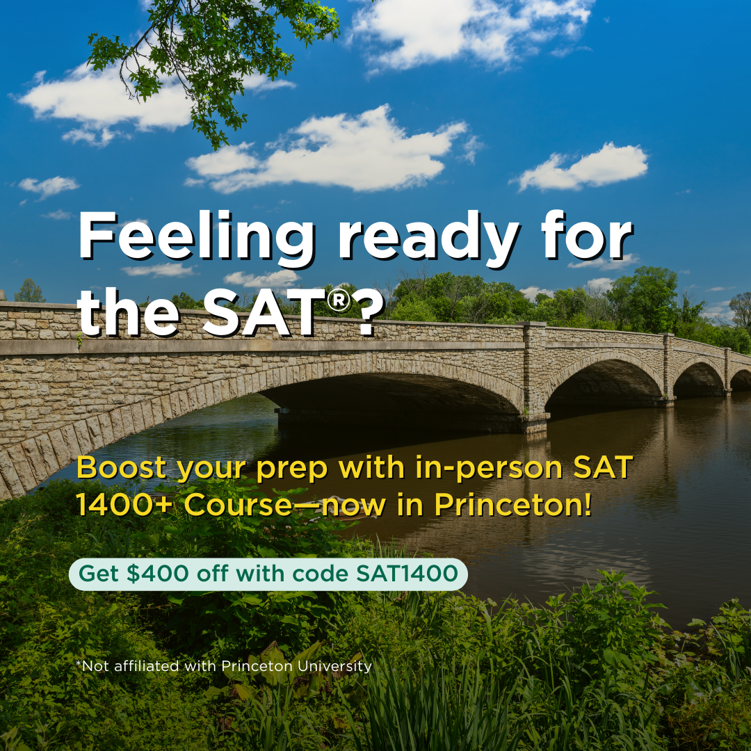 The Princeton Review SAT & ACT Facebook ad