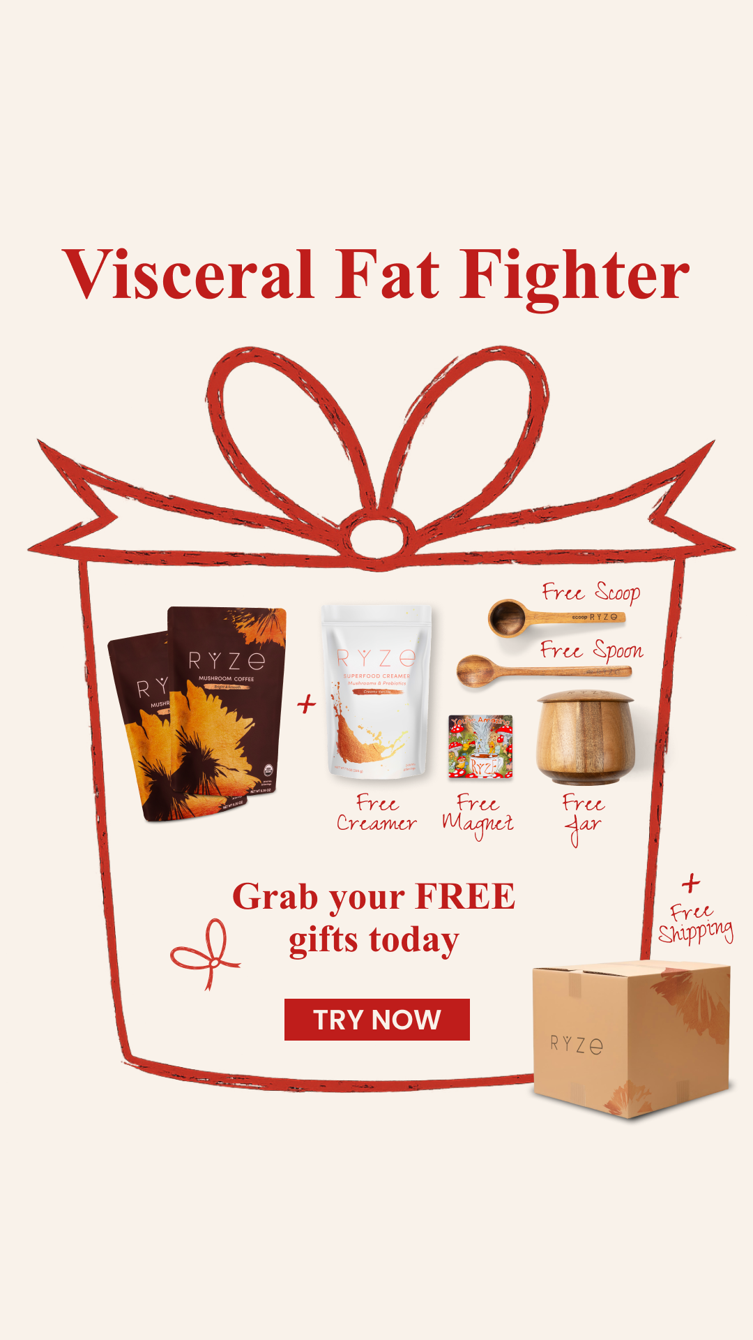 RYZE Superfoods Facebook ad