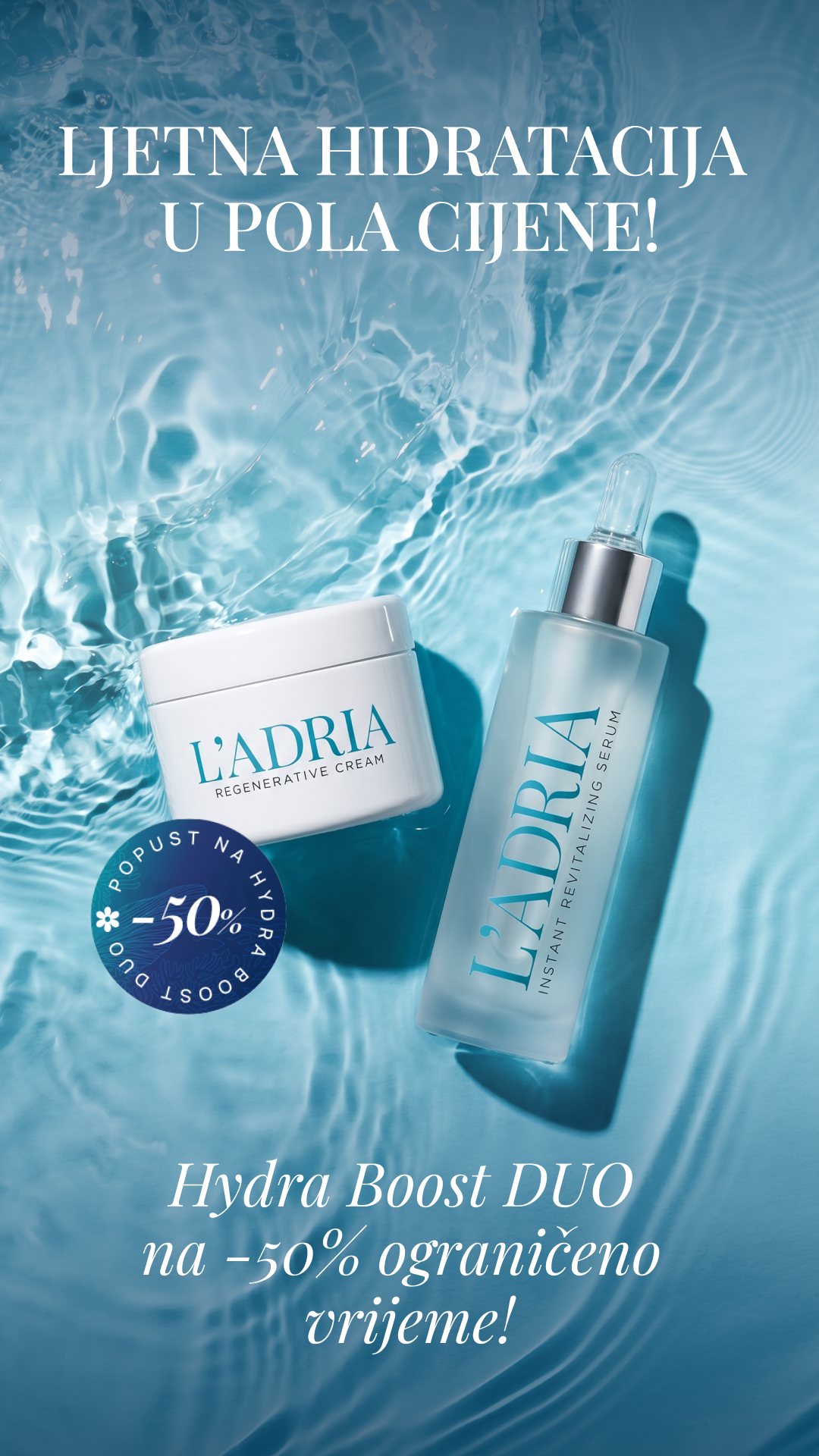 L'Adria BiH Facebook ad: -50% na Hydra Boost DUO
