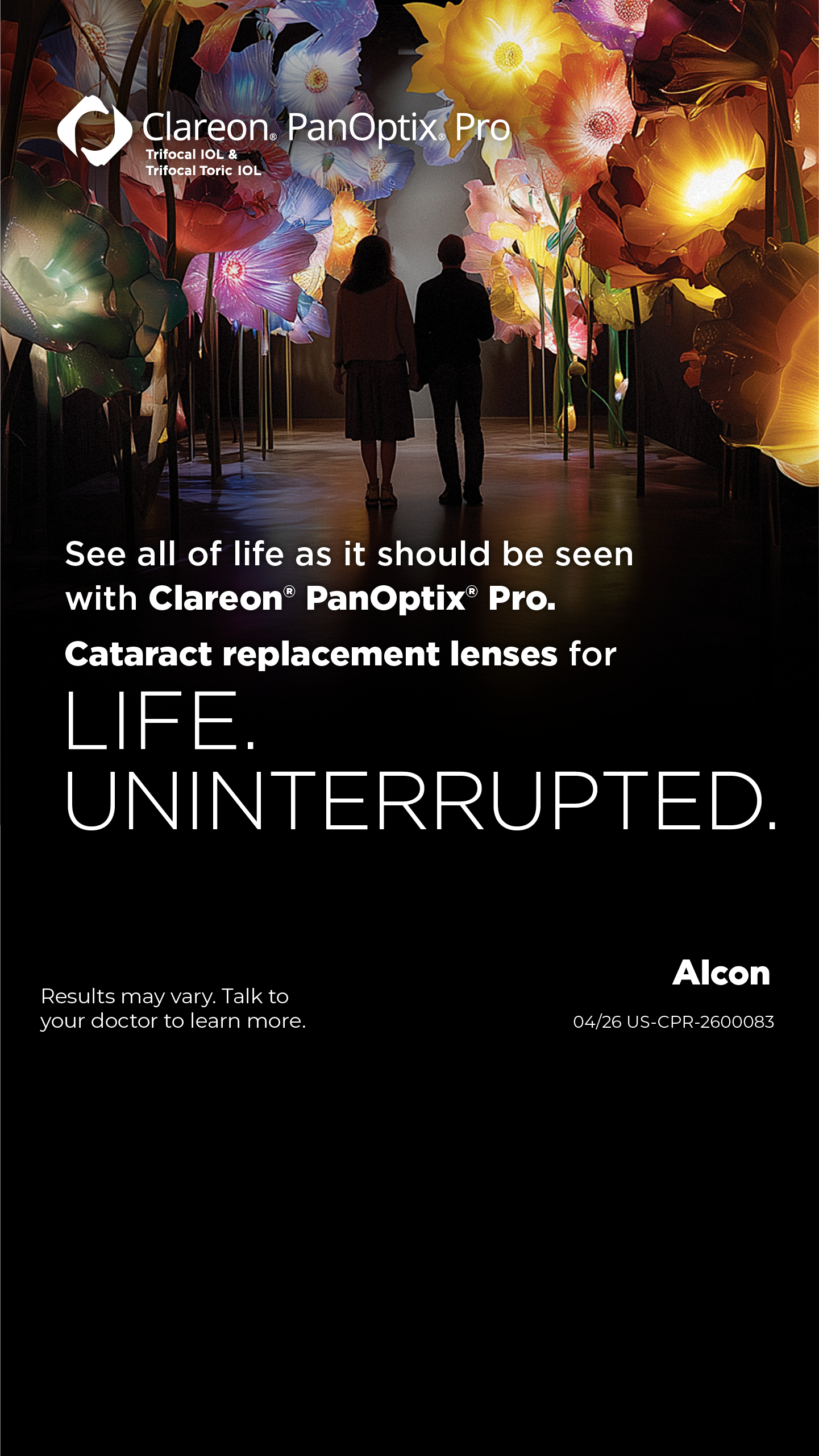 MyAlcon US Facebook ad
