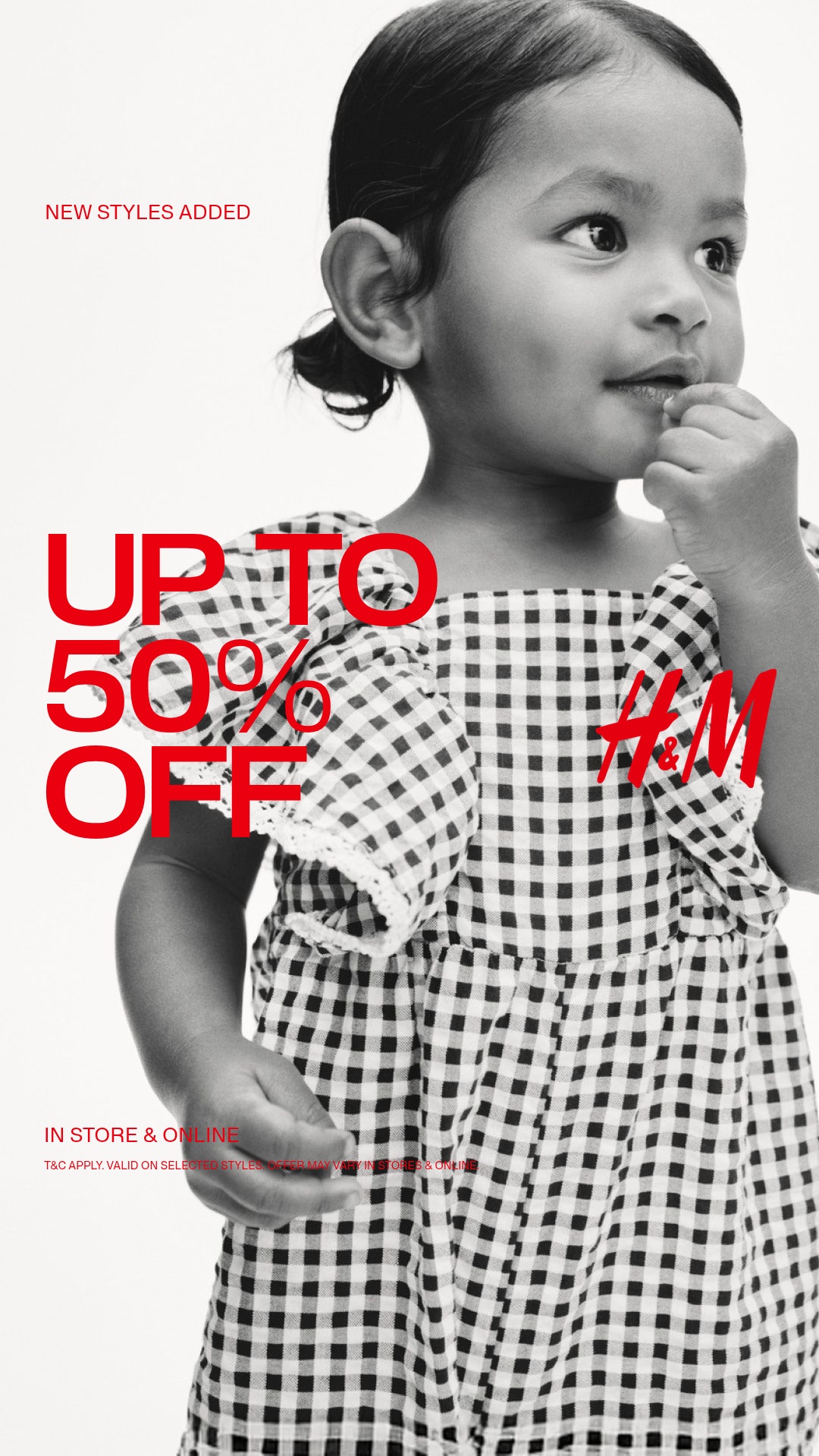H&M Facebook ad