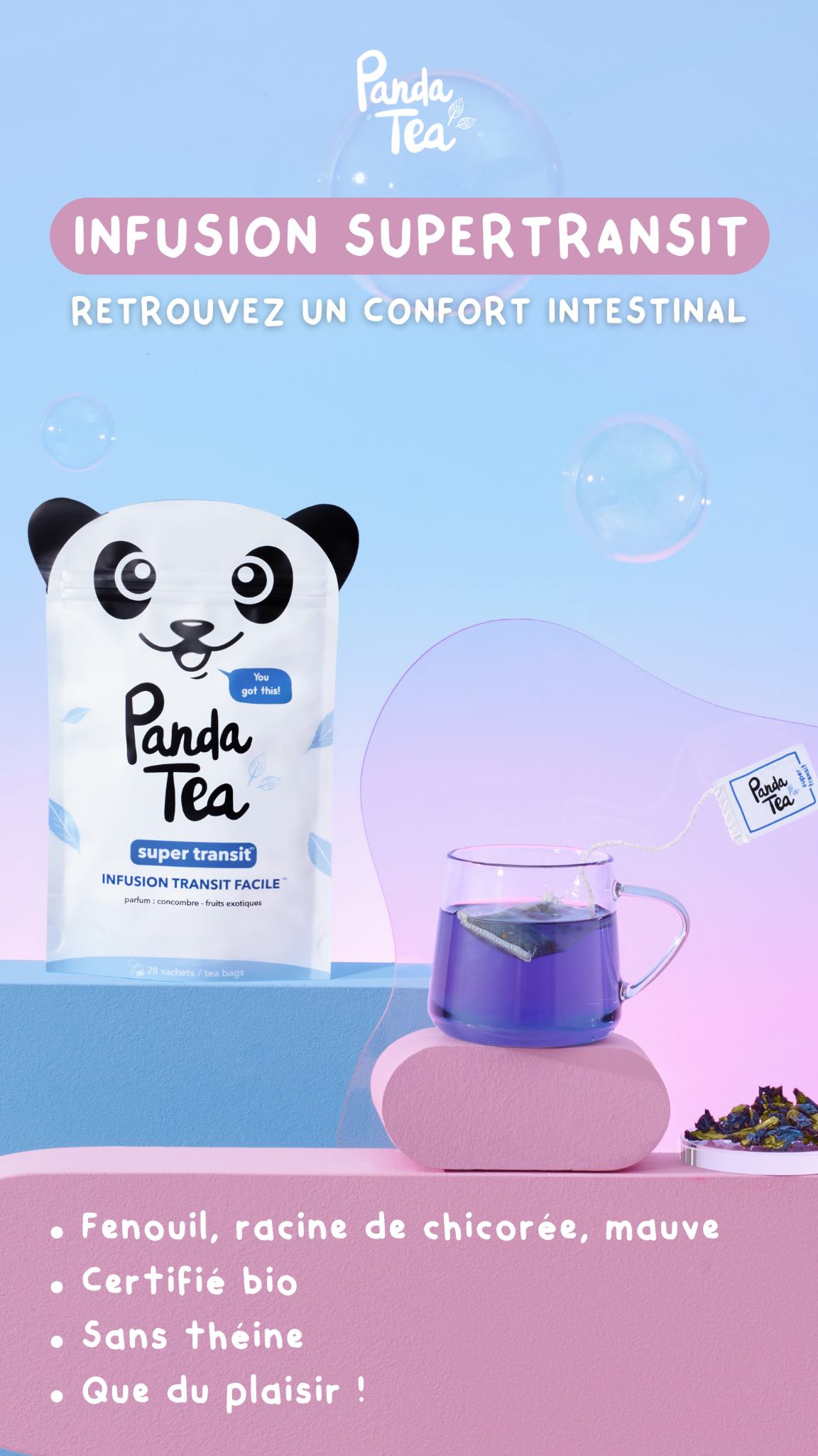Panda Tea Facebook ad