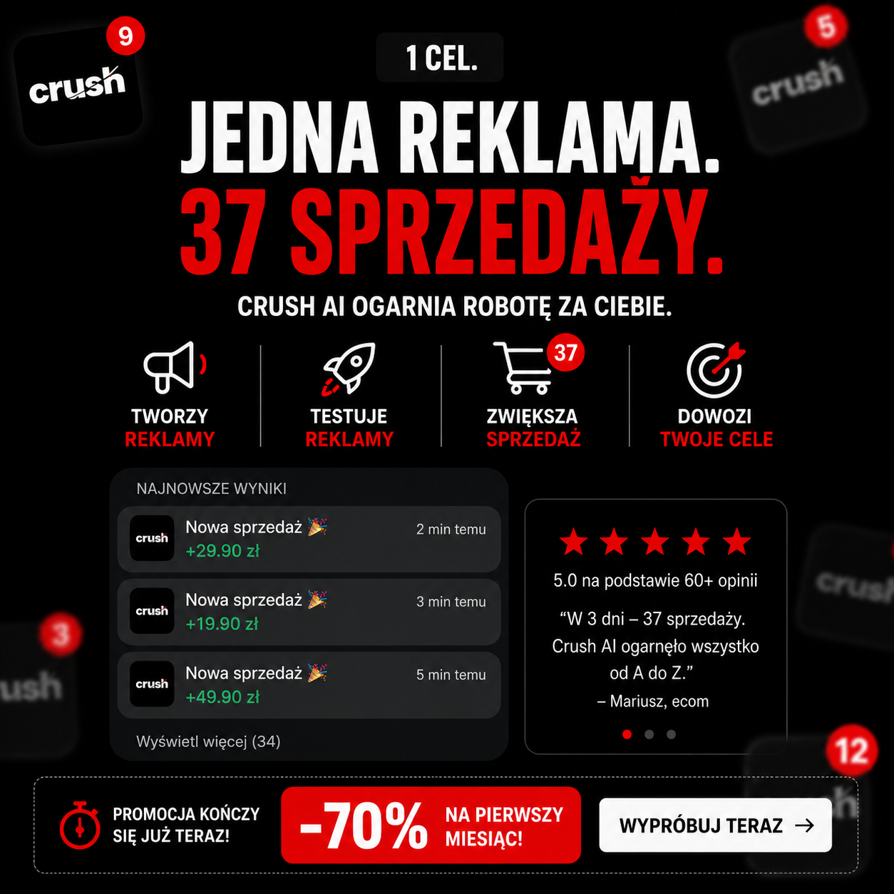 trycrush.ai Facebook ad