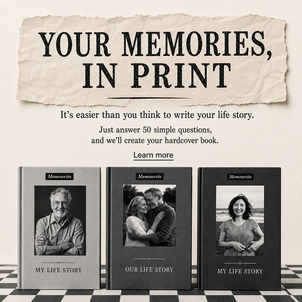Memowrite Facebook ad