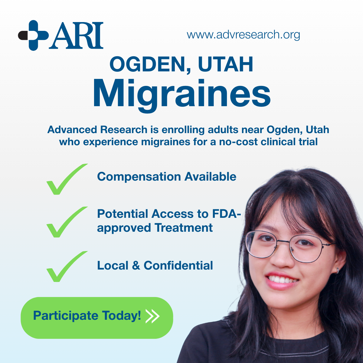 Advanced Research Institute Facebook ad