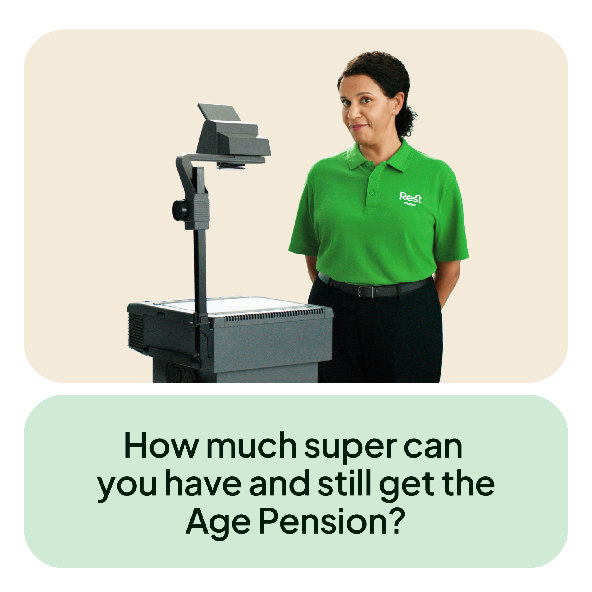 Rest Facebook ad: How much super can you have and still get the Age Pension?