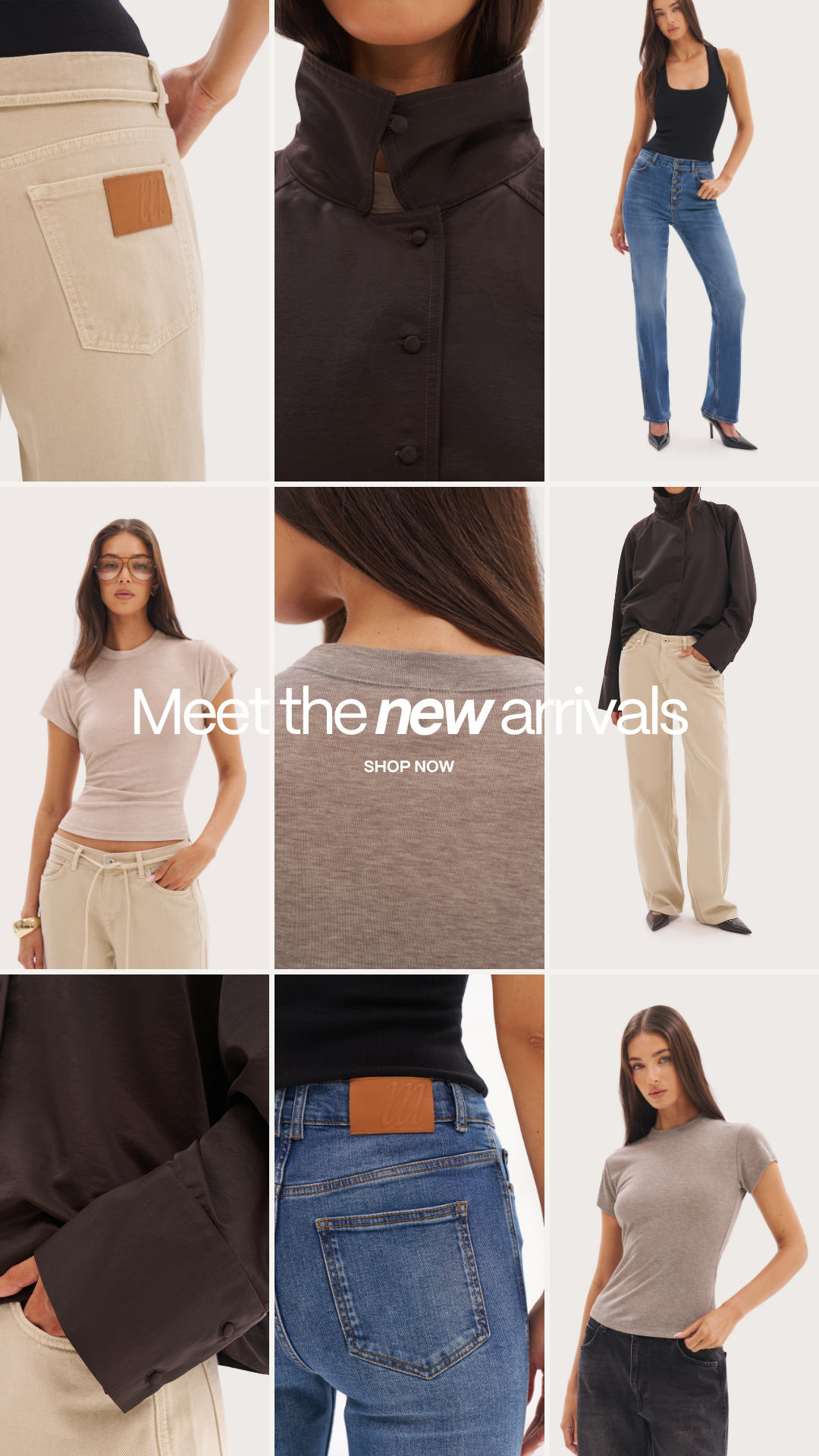 Maebe Facebook ad: New Arrivals Have Landed