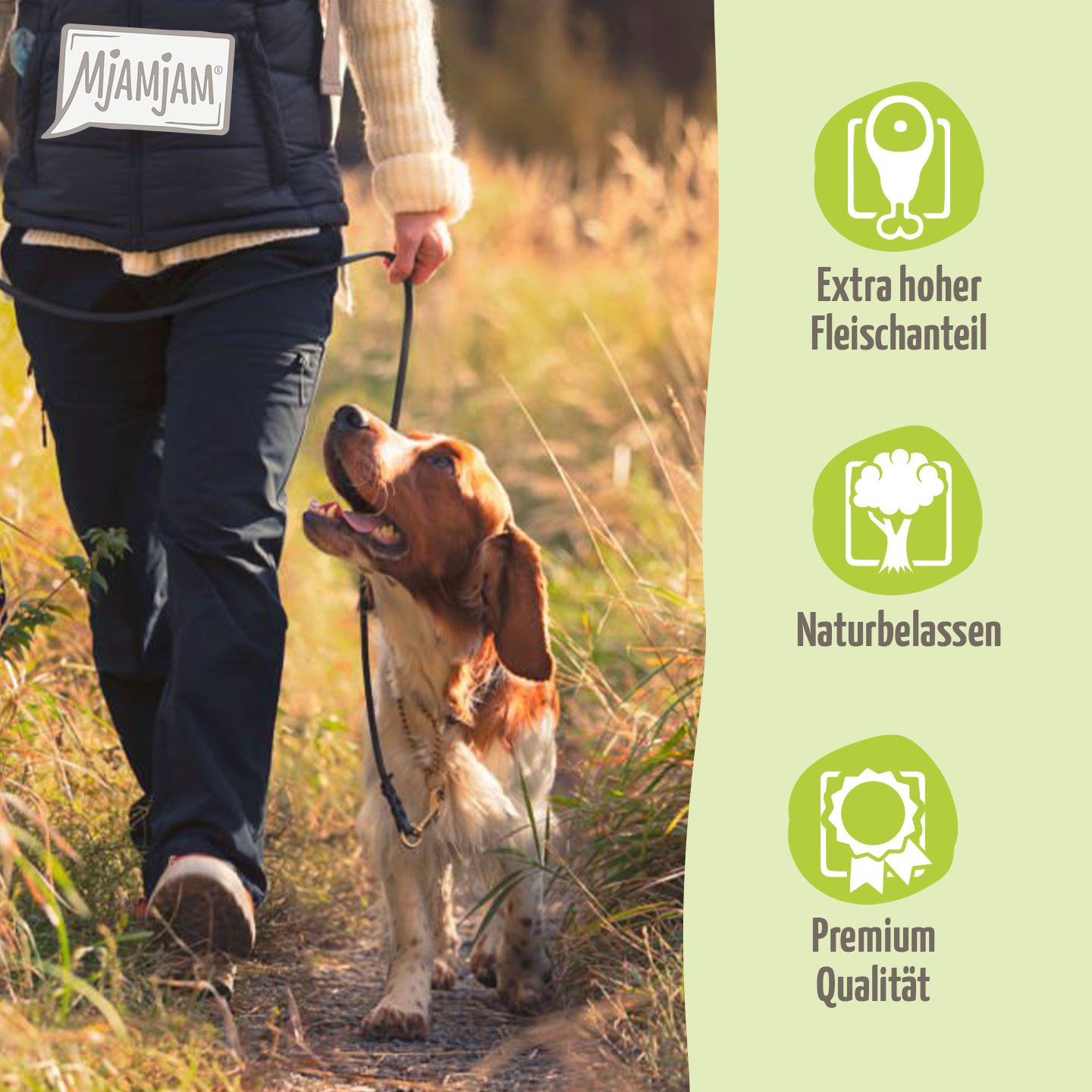 MjAMjAM Petfood Facebook ad: MjAMjAM Hundefutter
