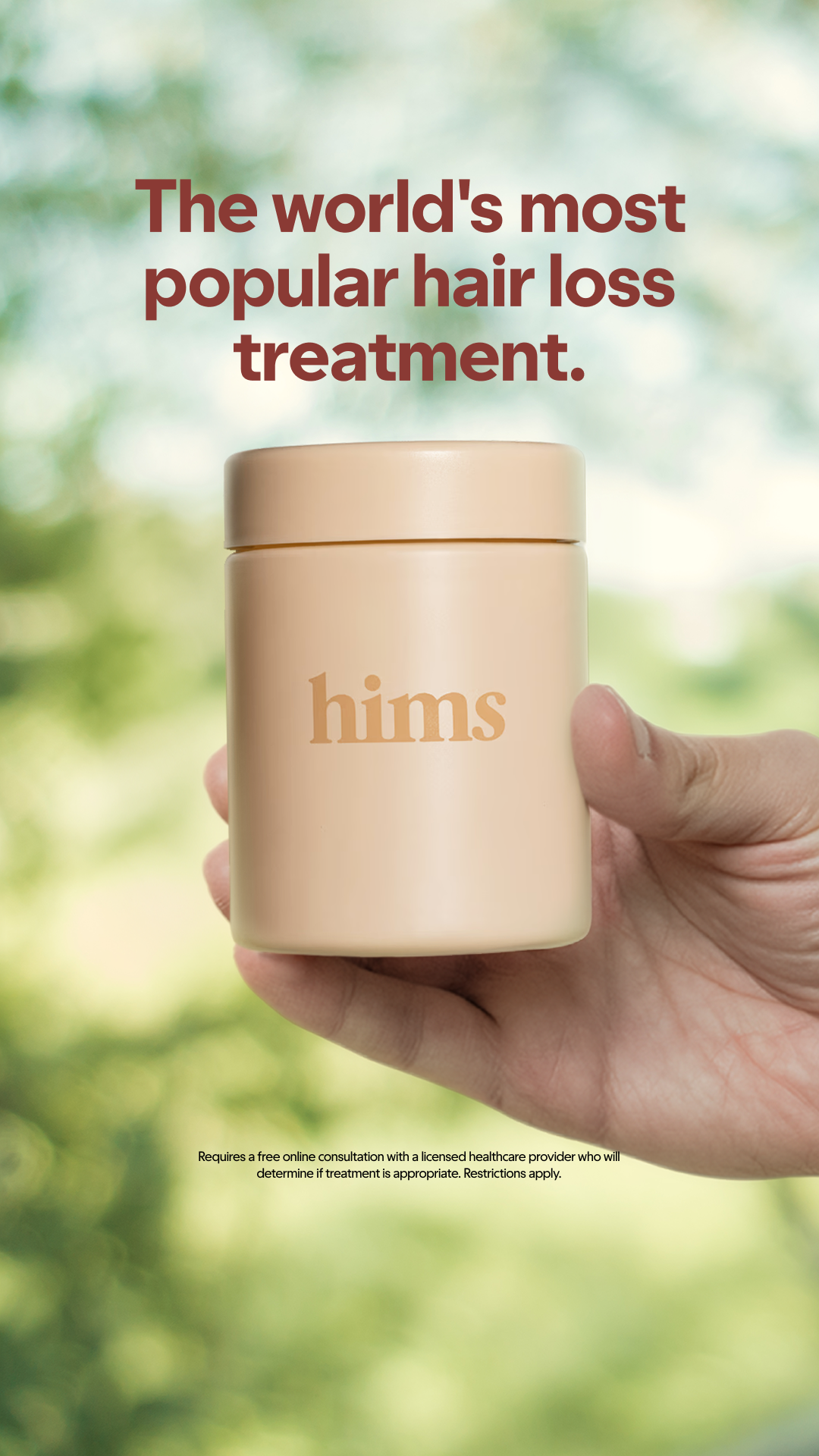 hims Facebook ad