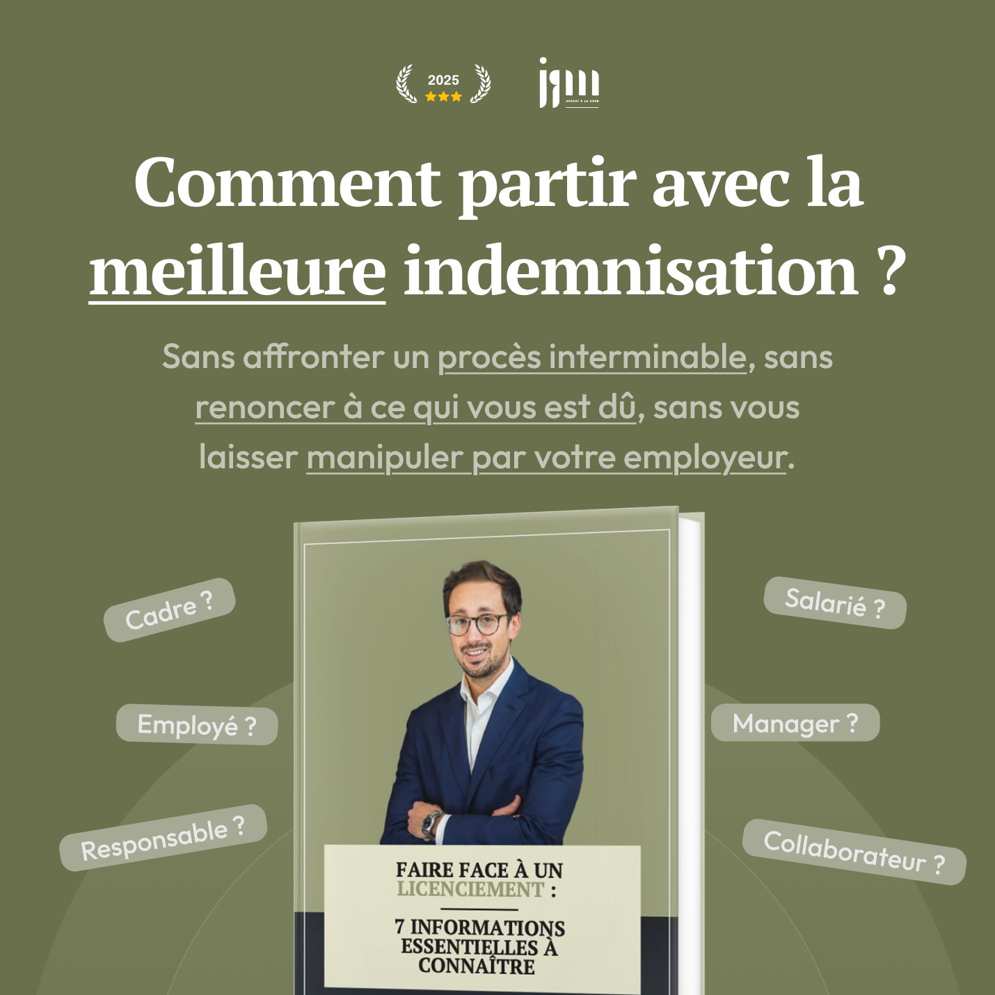 Jean-Gabriel Monciero Avocat Facebook ad from Jan 27, 2026