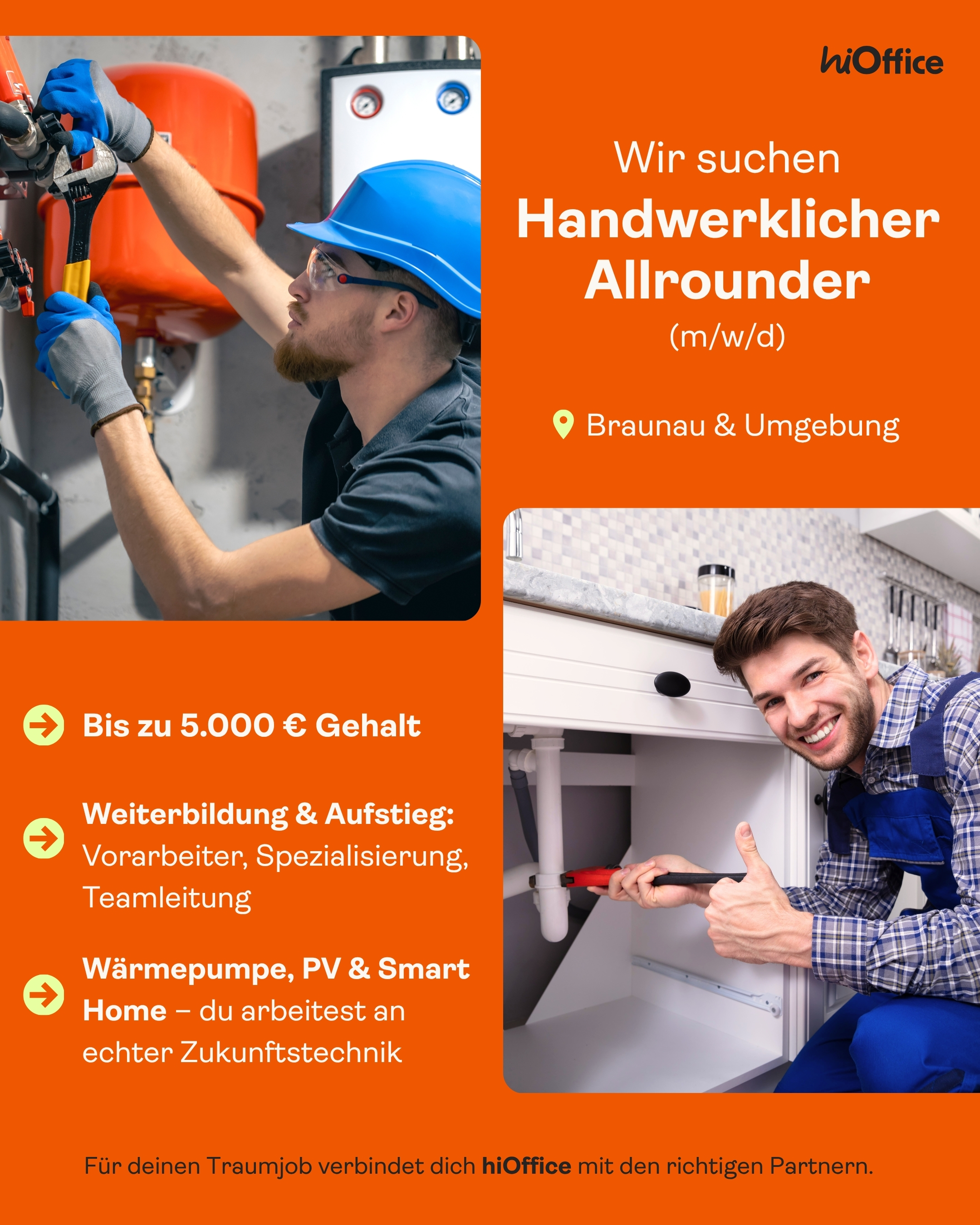 HiOffice #Handwerk Facebook ad from Aug 11, 2026