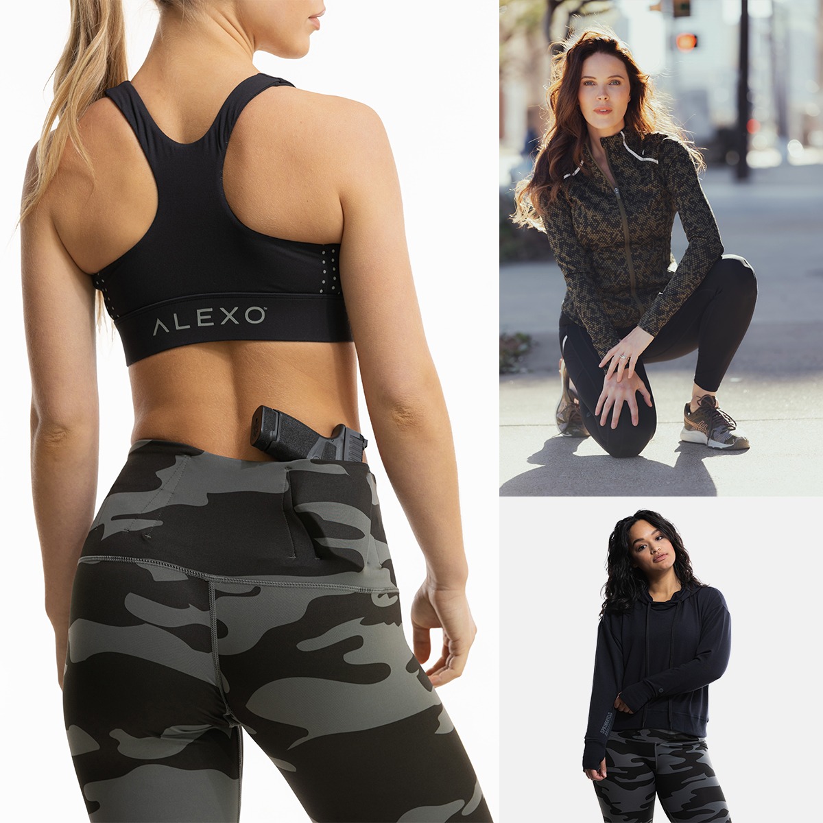 Alexo Athletica Facebook ad: Concealed Carry Readywear