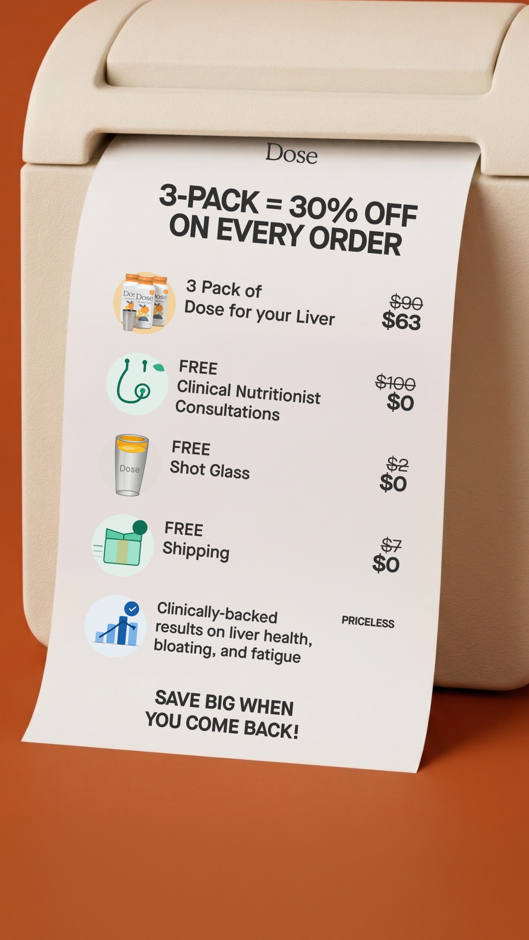 Dose Facebook ad