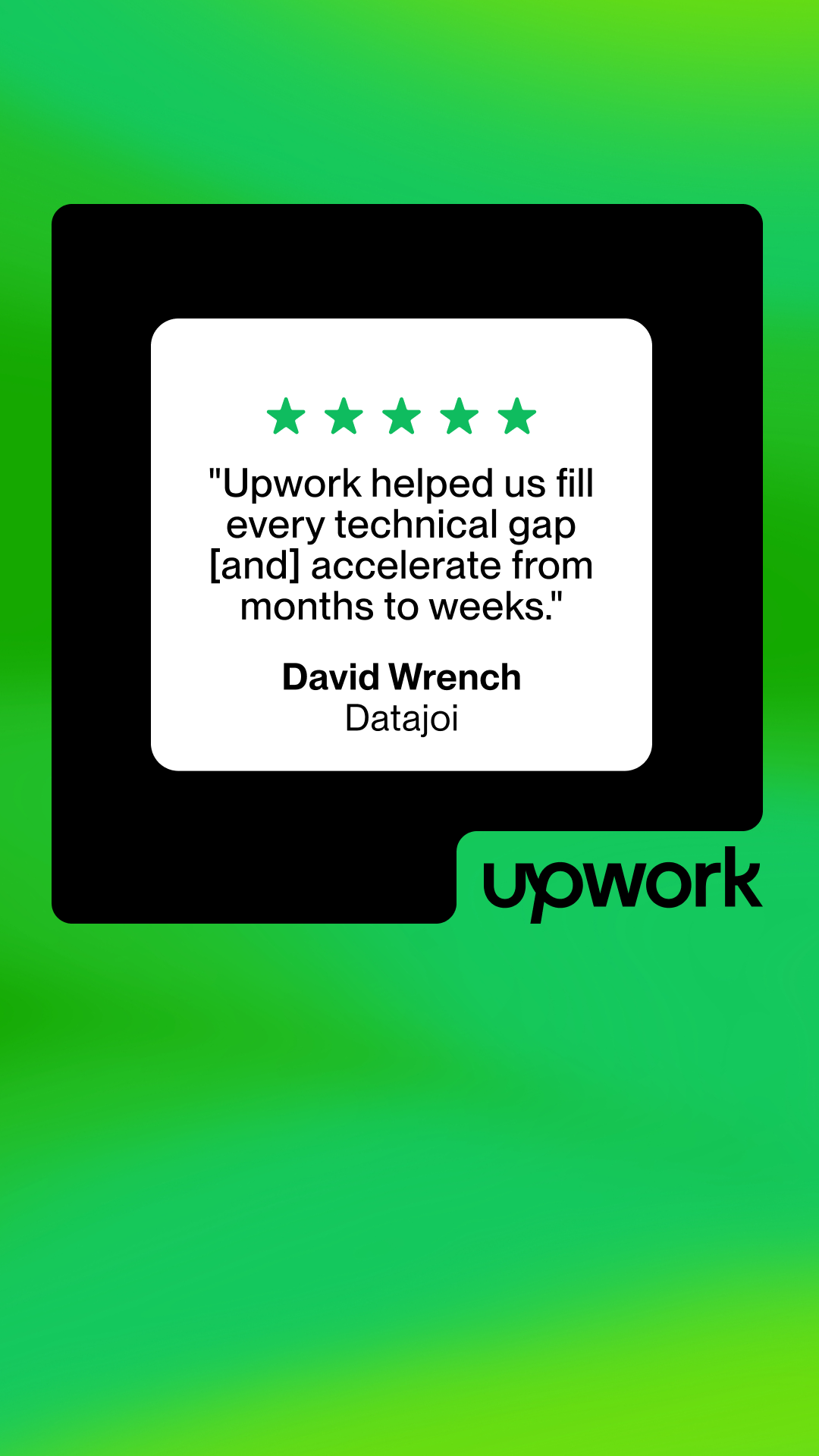 Upwork Facebook ad