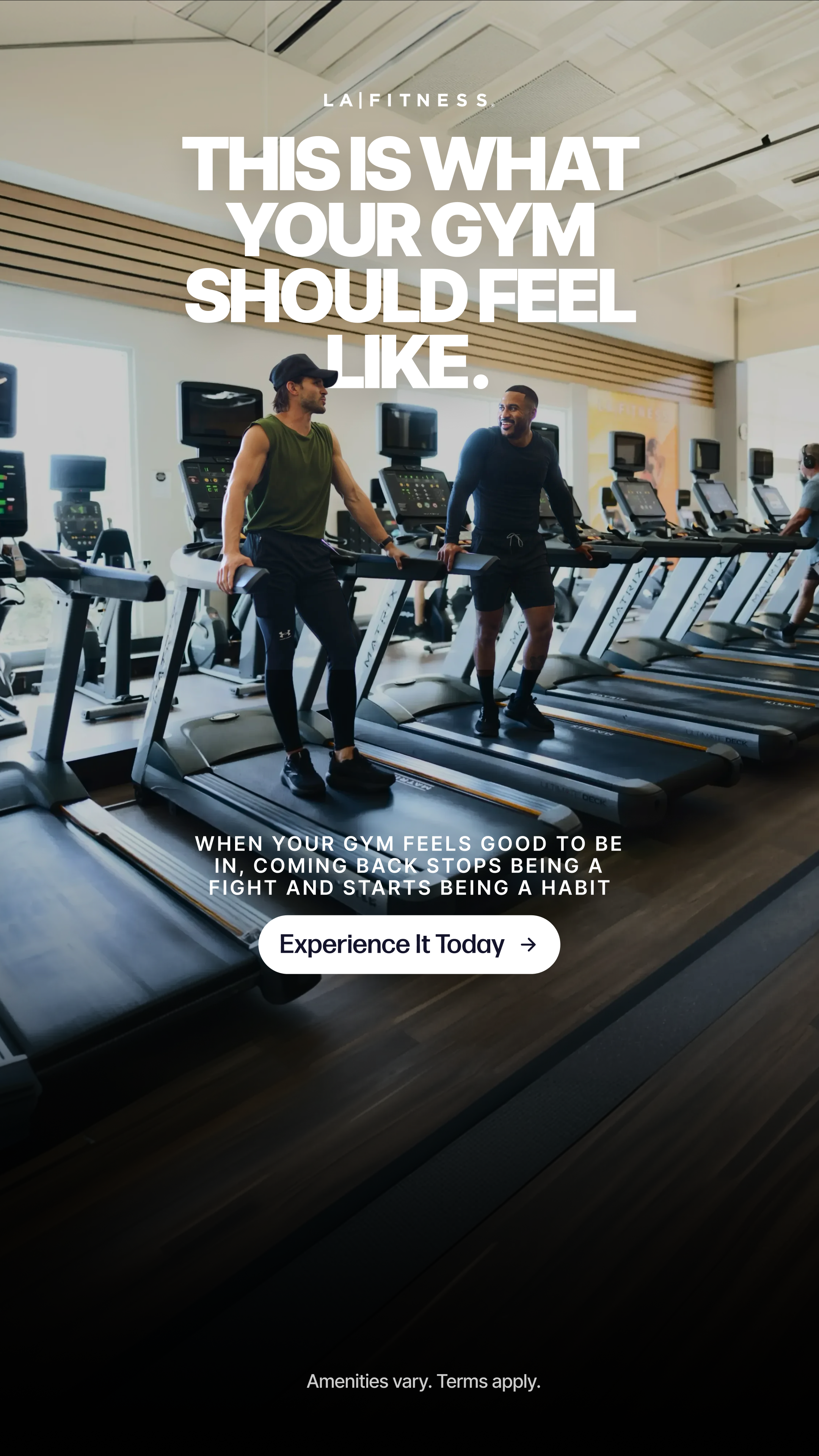 LA Fitness Facebook ad