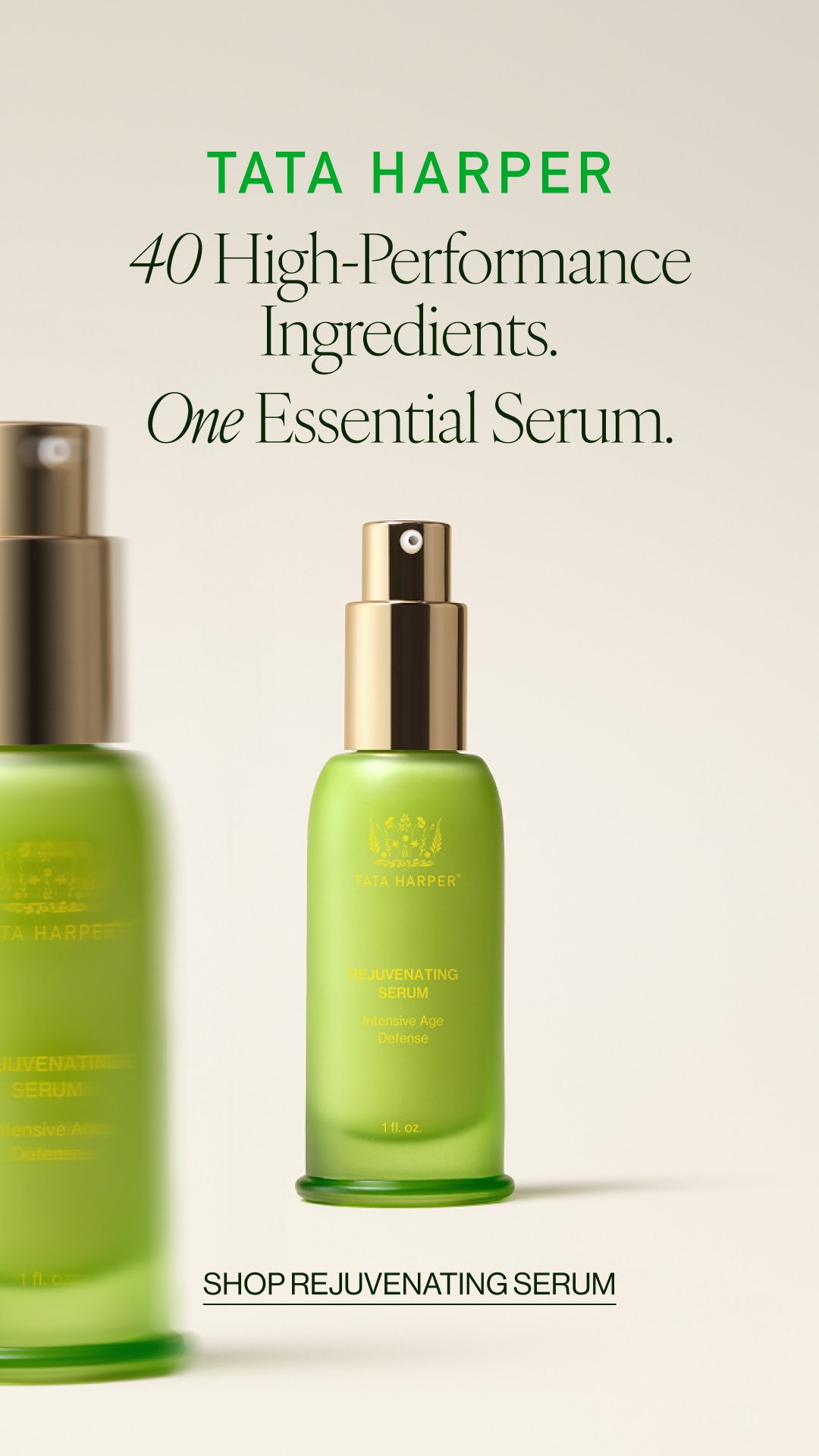 Tata Harper Skincare Facebook ad