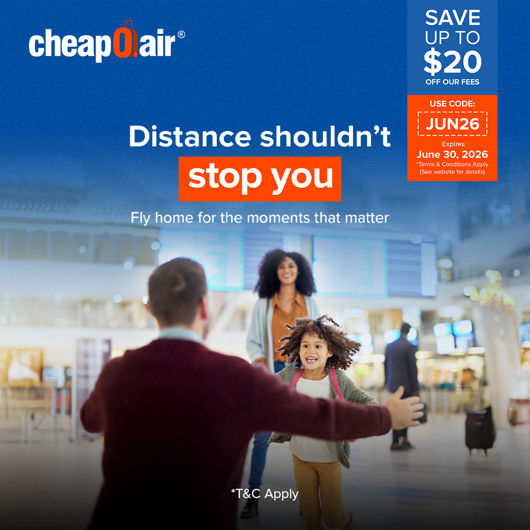 CheapOair Facebook ad