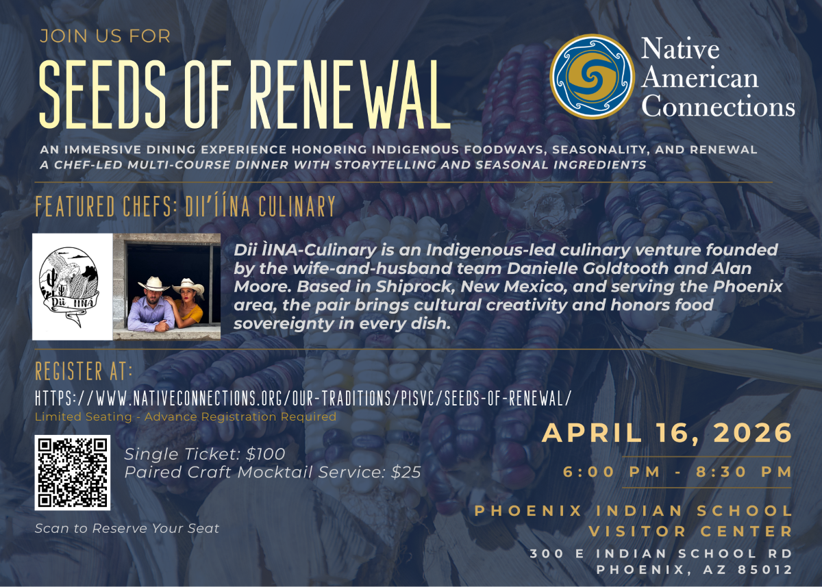 Native American Connections Facebook ad: Reserve Your Seat