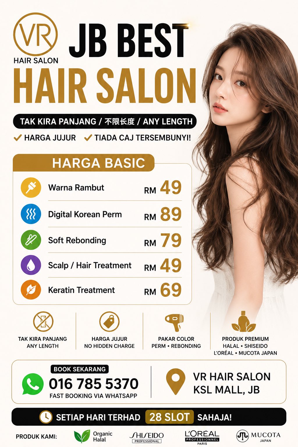 VR JB Hair Studio KSL Facebook ad
