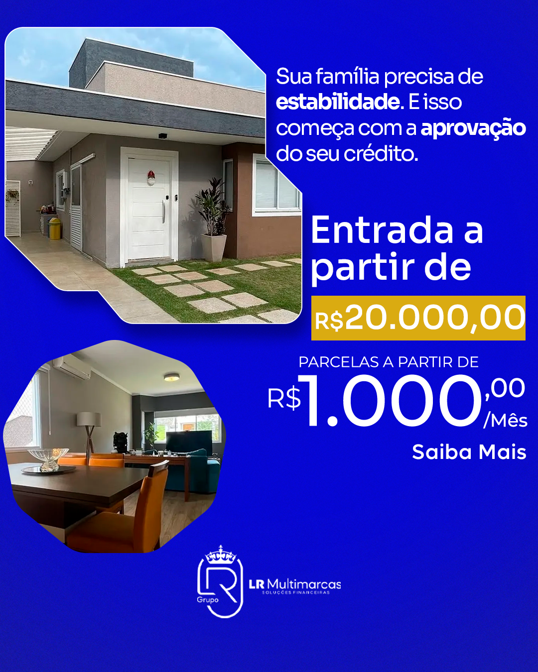 Grupo Lr solucoes financeiras Facebook ad: Conquiste Seu Imóvel
