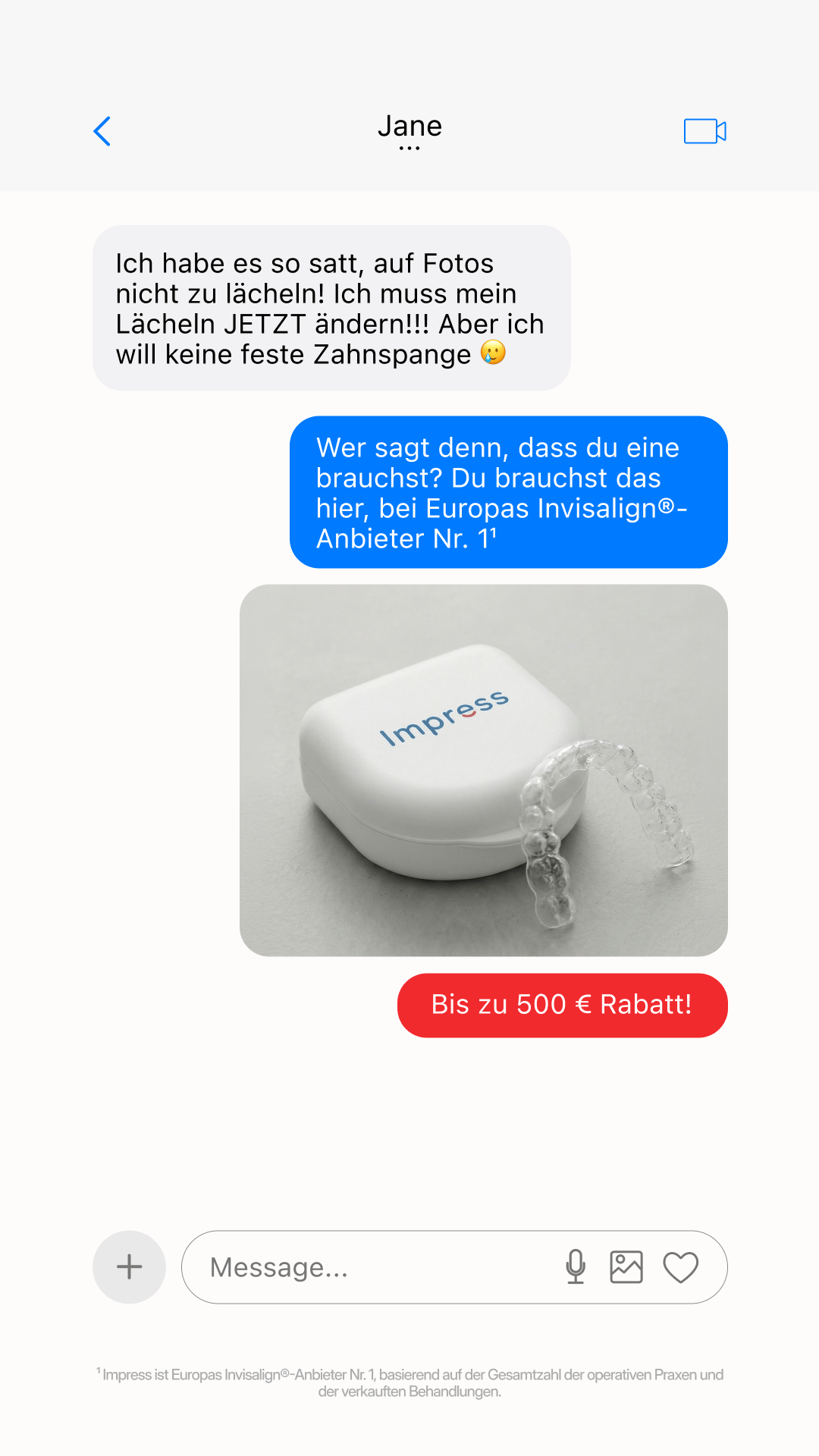 Impress Deutschland Facebook ad from Jun 8, 2026
