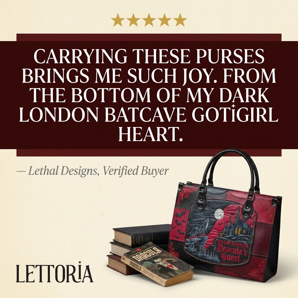 Lettoria - Leather Handbags Inspired by Classical Literature Facebook ad