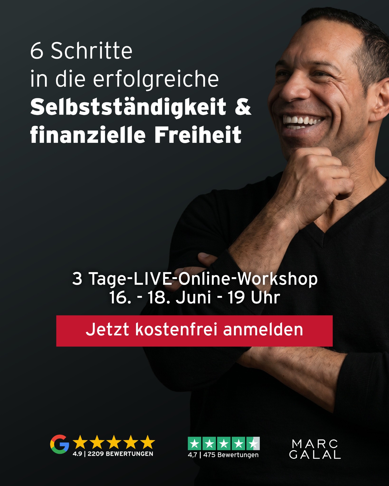 Marc Galal Facebook ad: Webinar