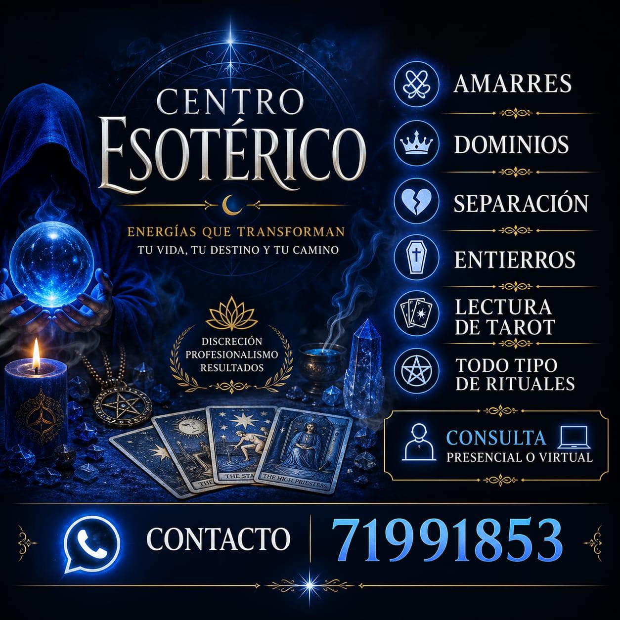 Centro Esotérico CR Facebook ad: No permita que dañen su vida.