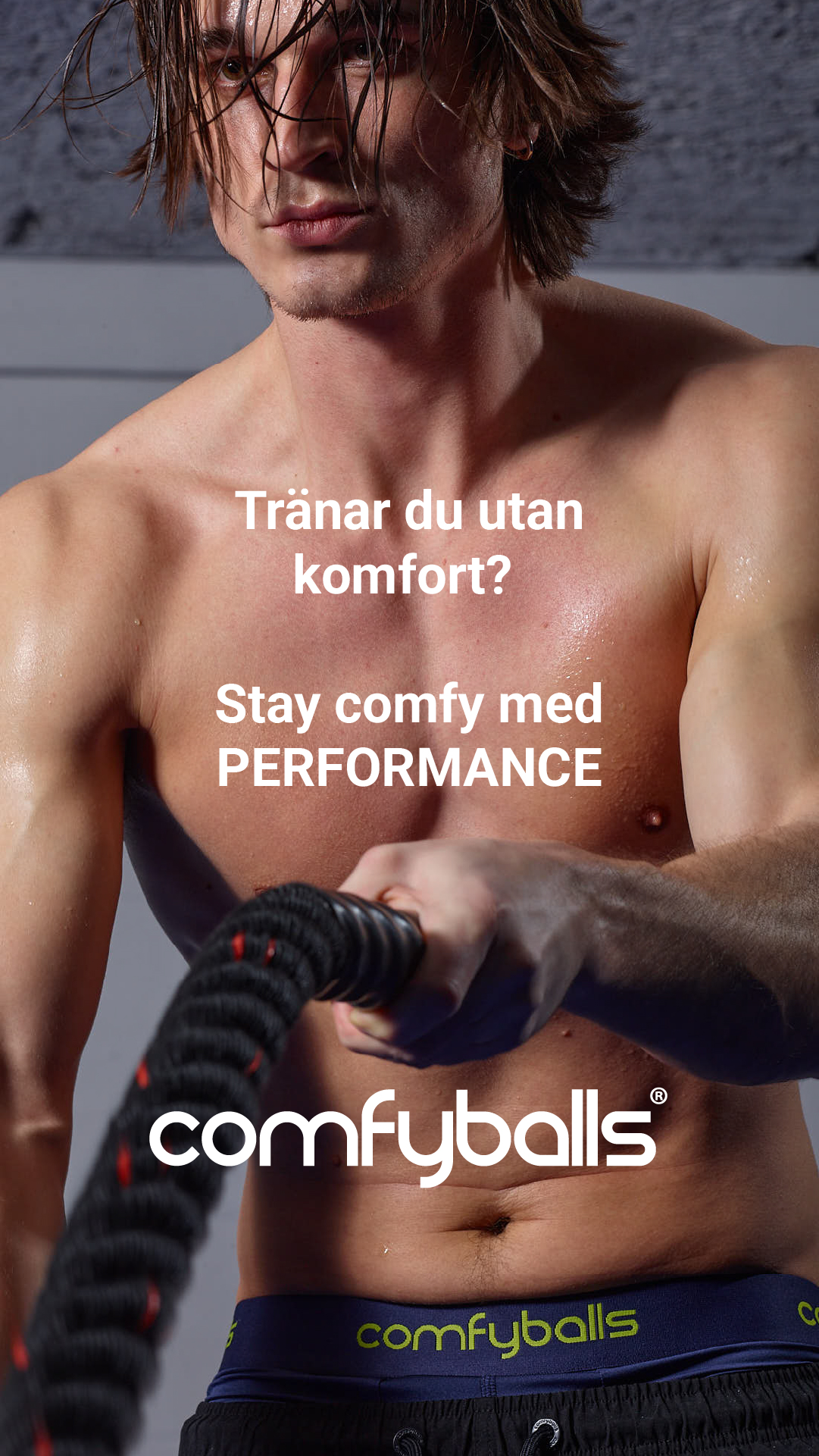 Comfyballs Facebook ad