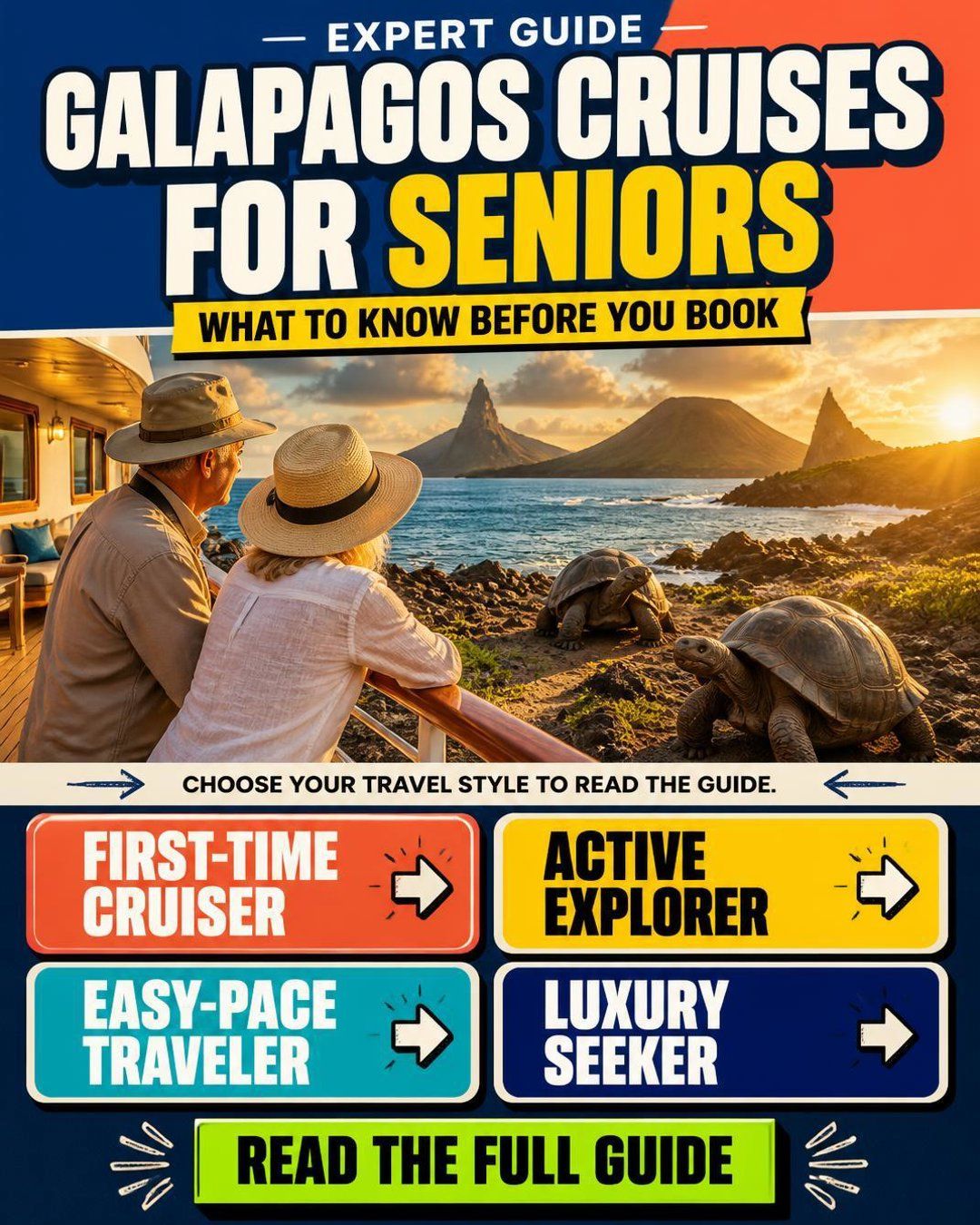 Value 1st Facebook ad: Galapagos Cruise Itineraries for Seniors: Key Factors