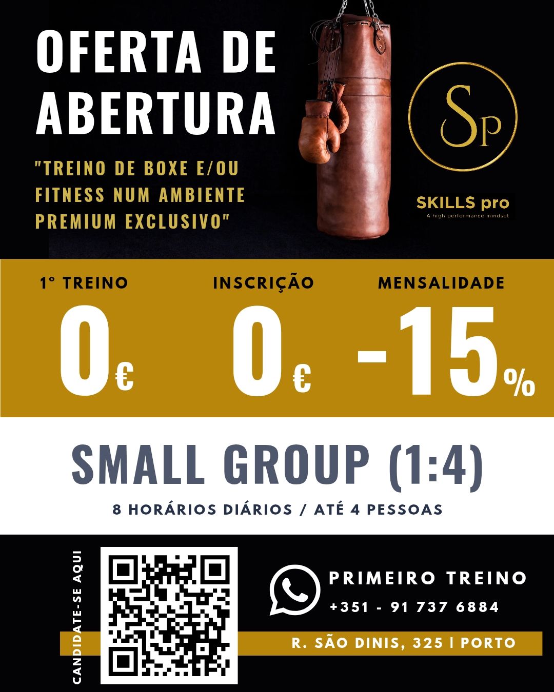 Skills Academy Facebook ad: Academia Skills | Escola de Boxe - Boxe e Fitness para…