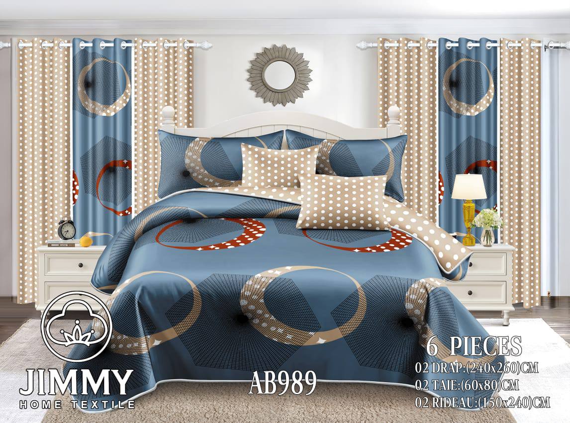 Draps pur coton chez Oussou Facebook ad: Promotion promo draps 100% coton