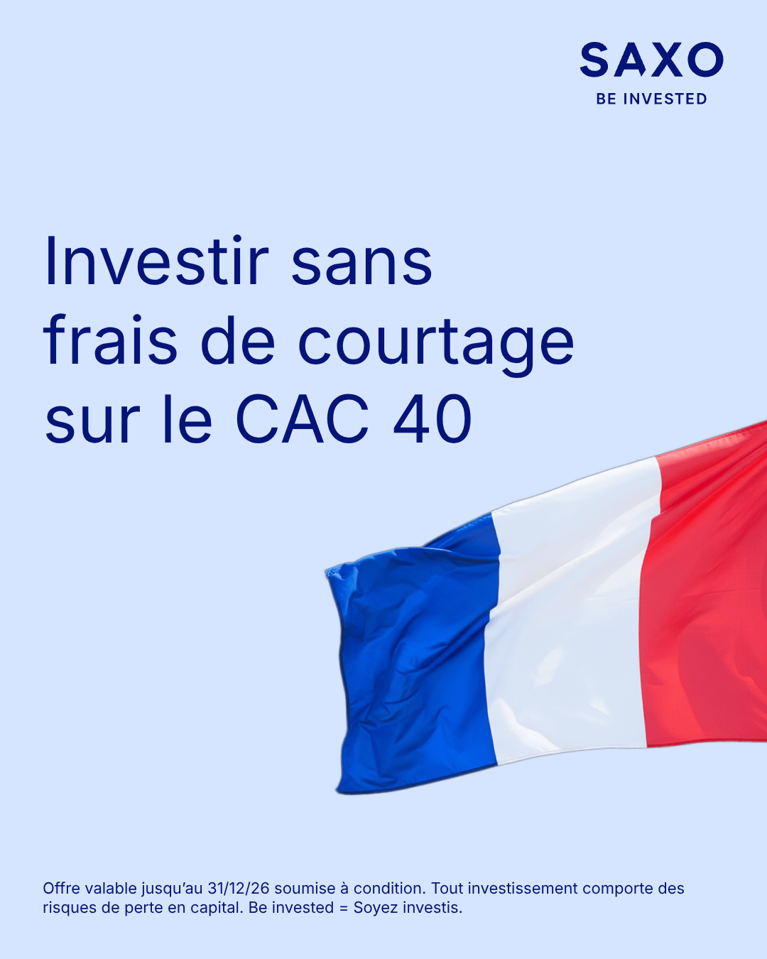 Saxo Banque Facebook ad