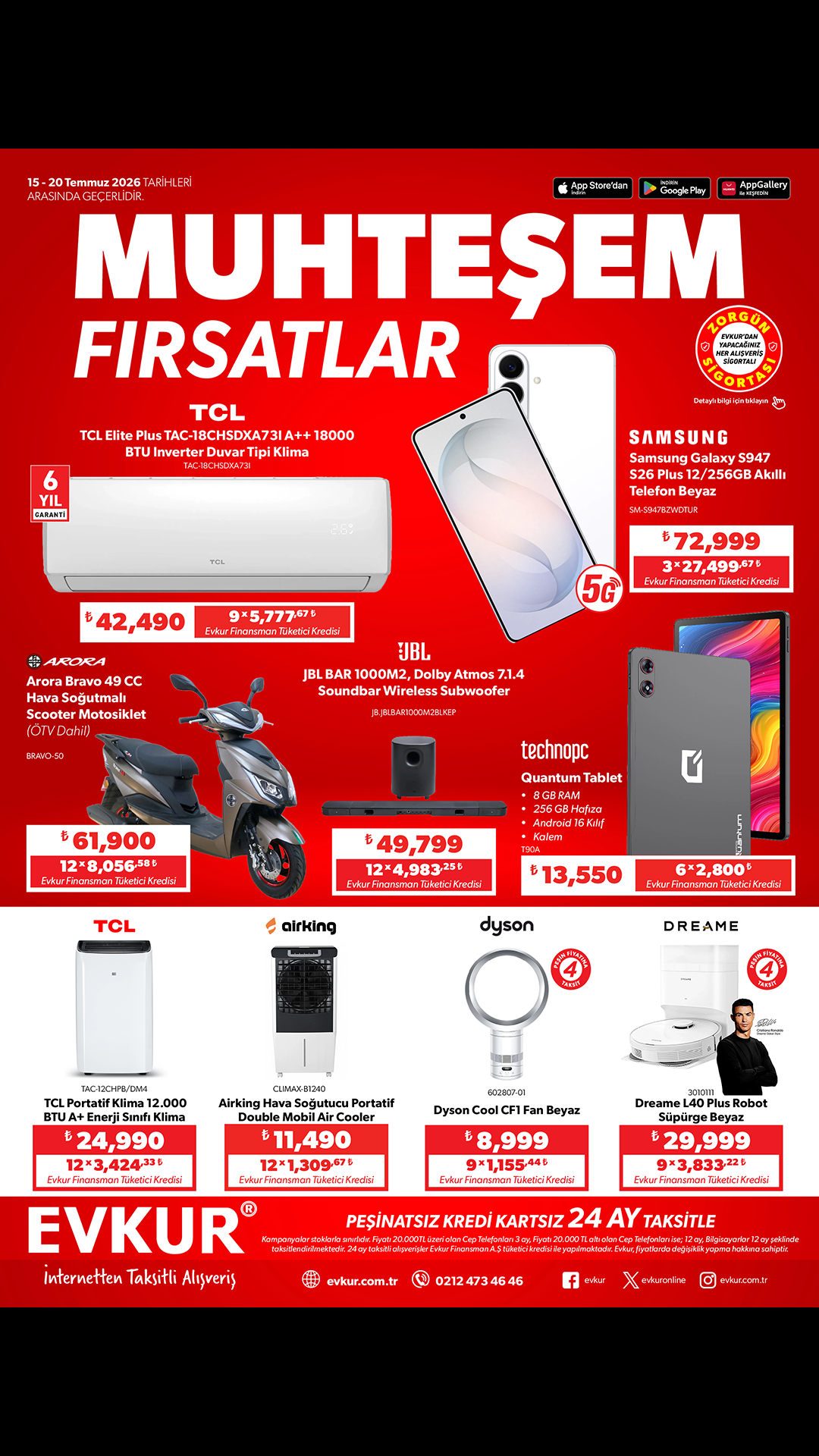 EVKUR Facebook ad from Jul 14, 2026