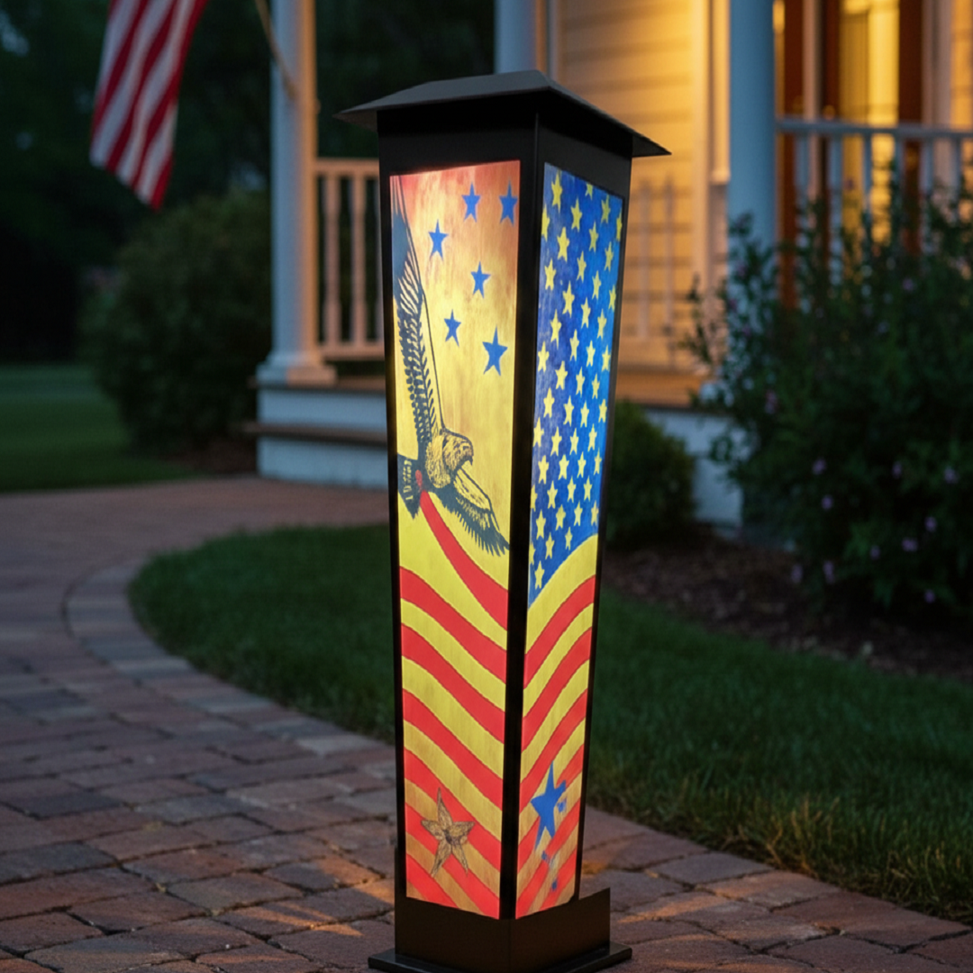 Nashville Metal Art Facebook ad: Free Old Glory Panel, Order by July 4th