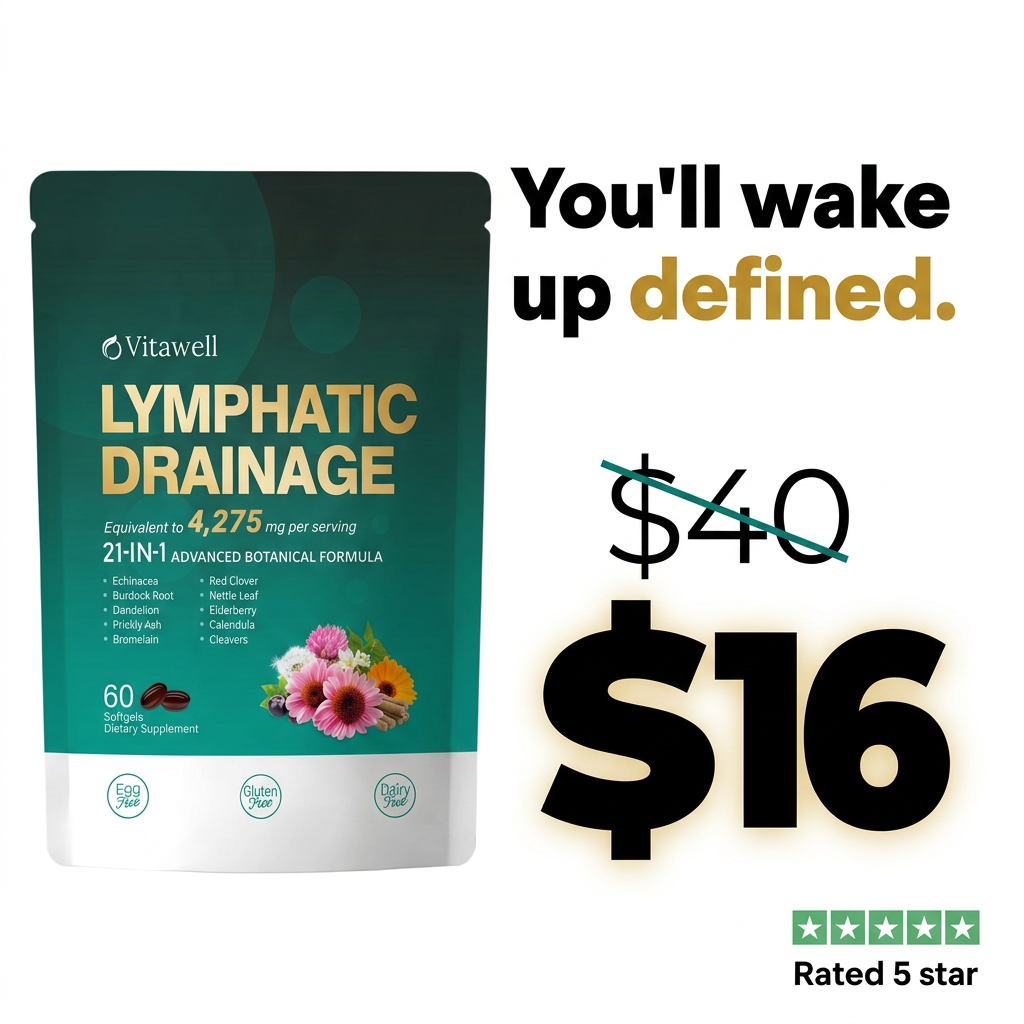 Wellness Daily Facebook ad: 50% OFF | Reduce Swelling & Feel Lighter