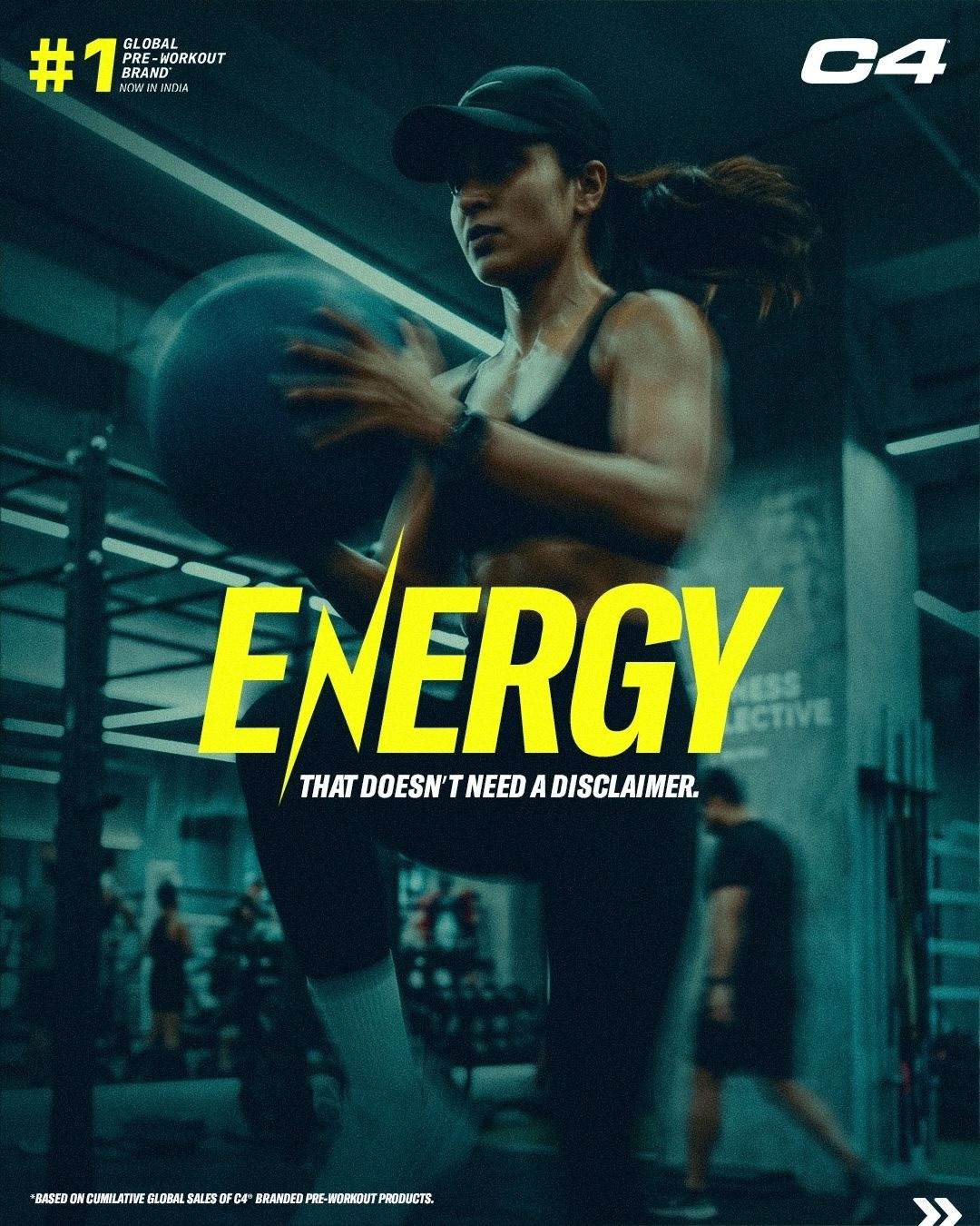 C4 Cellucor India Facebook ad