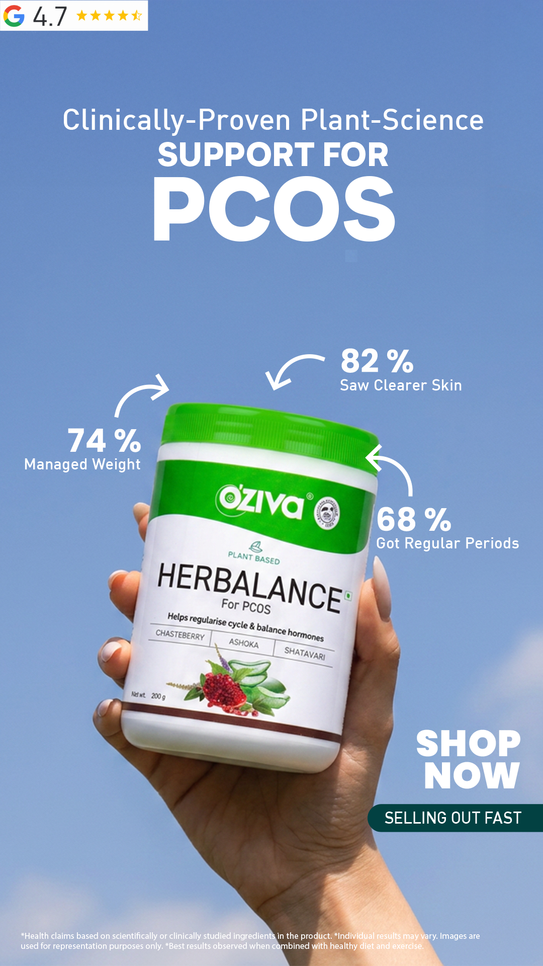 OZiva Facebook ad