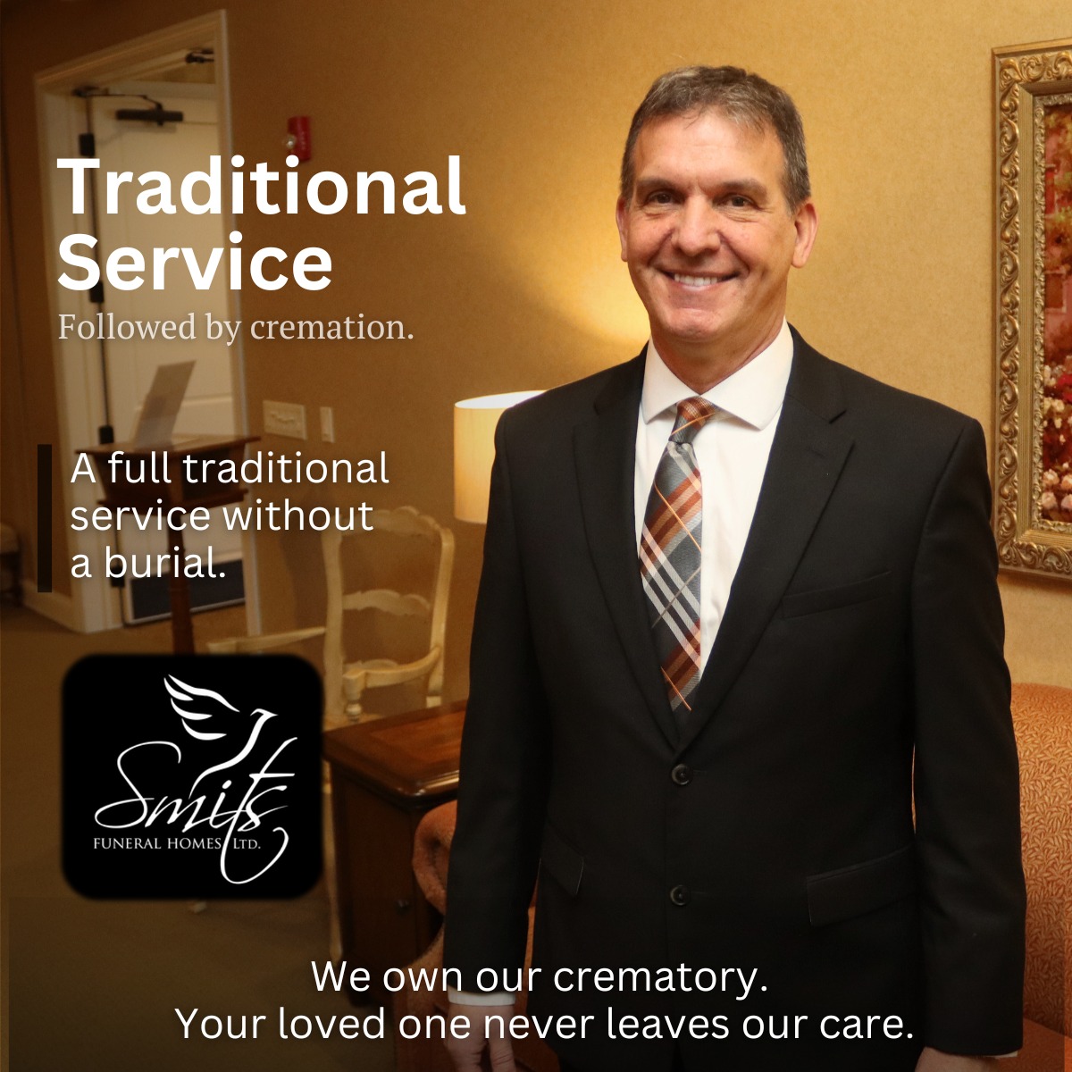 Smits Funeral Home Facebook ad: For families asking about cremation and wondering if…
