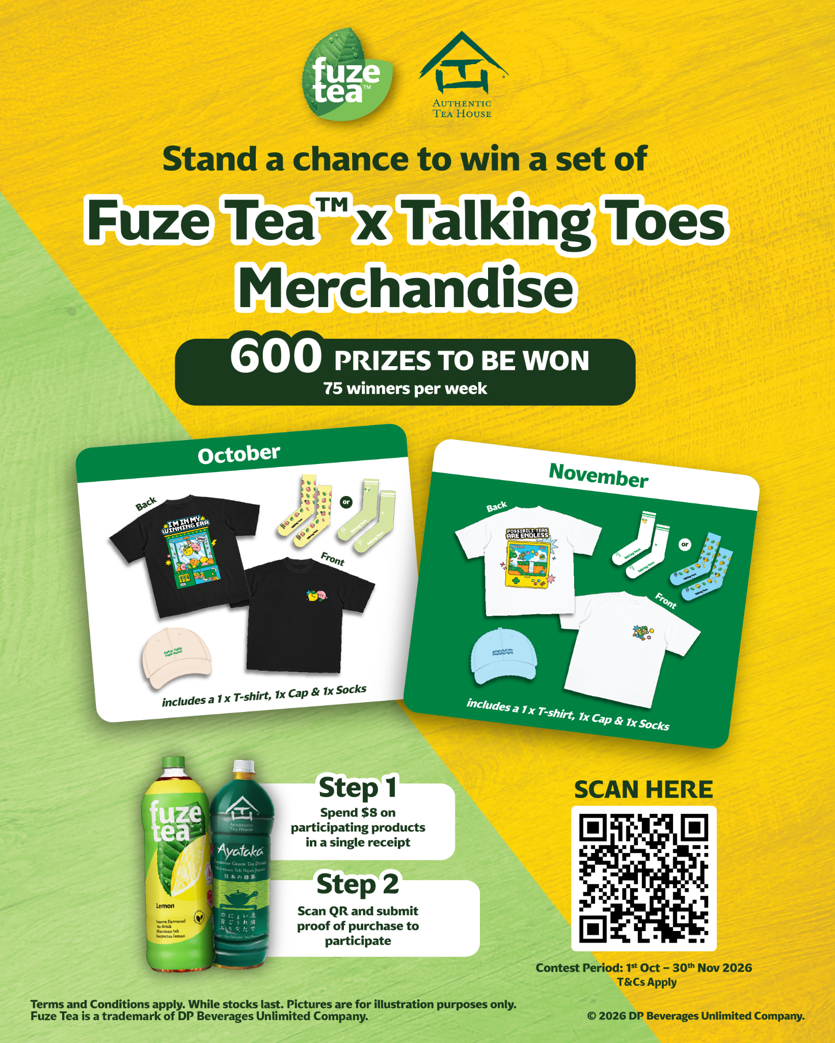 FUZE TEA Facebook ad: Lucky Draw Alert!​