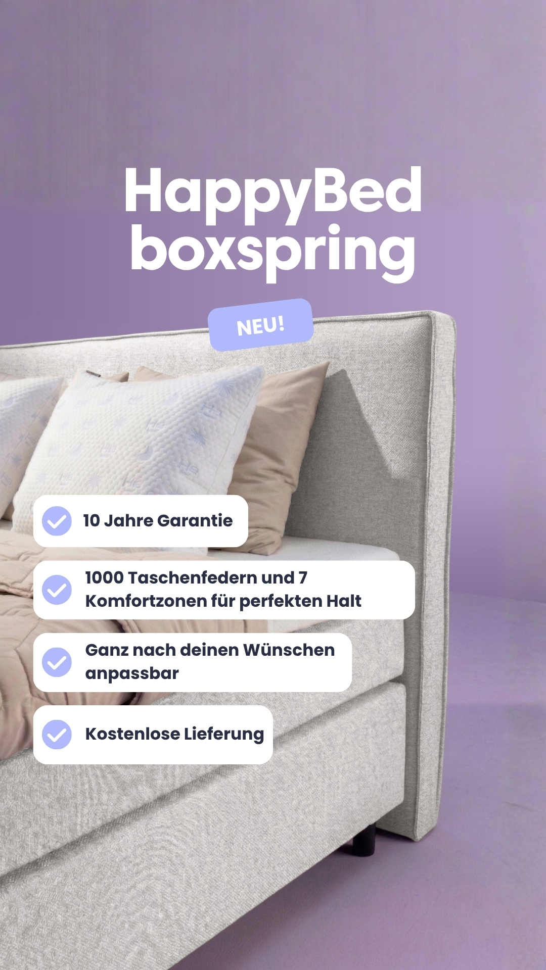 Thehappybed.de Facebook ad