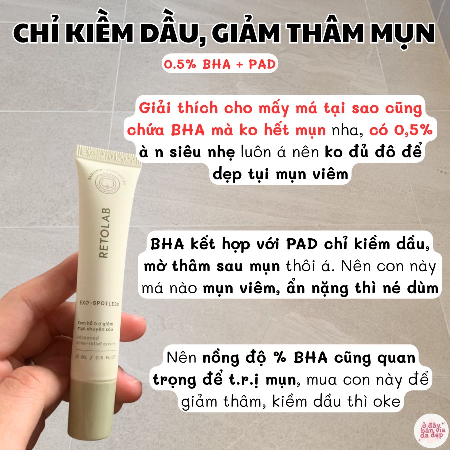 Ở đây bán vía da đẹp Facebook ad: KHÔNG PHẢI GEL MỤN NÀO CHỨA BHA CŨNG…