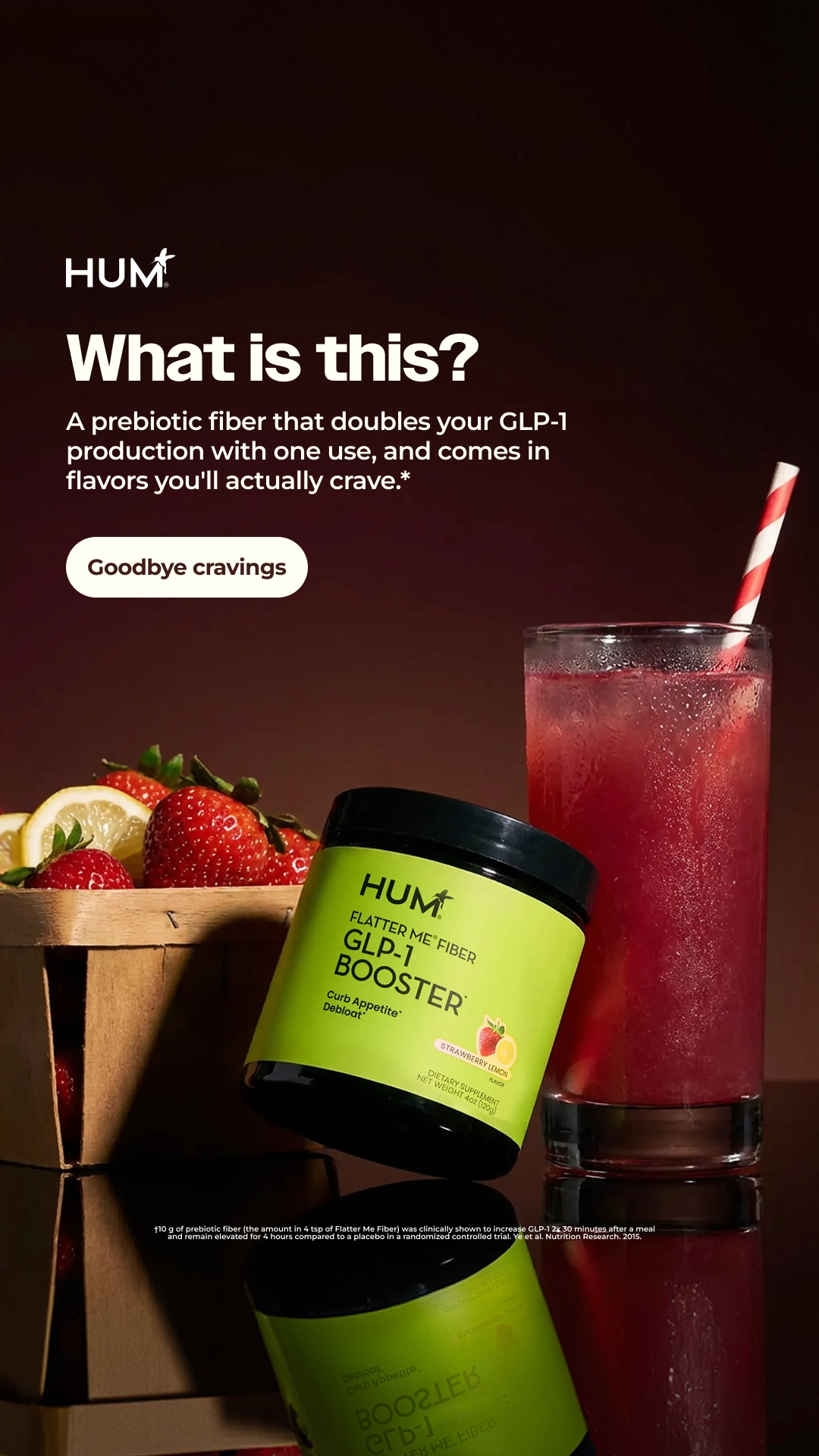 HUM Nutrition Facebook ad