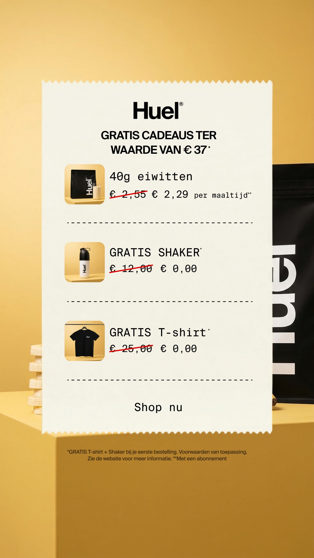Huel Facebook ad
