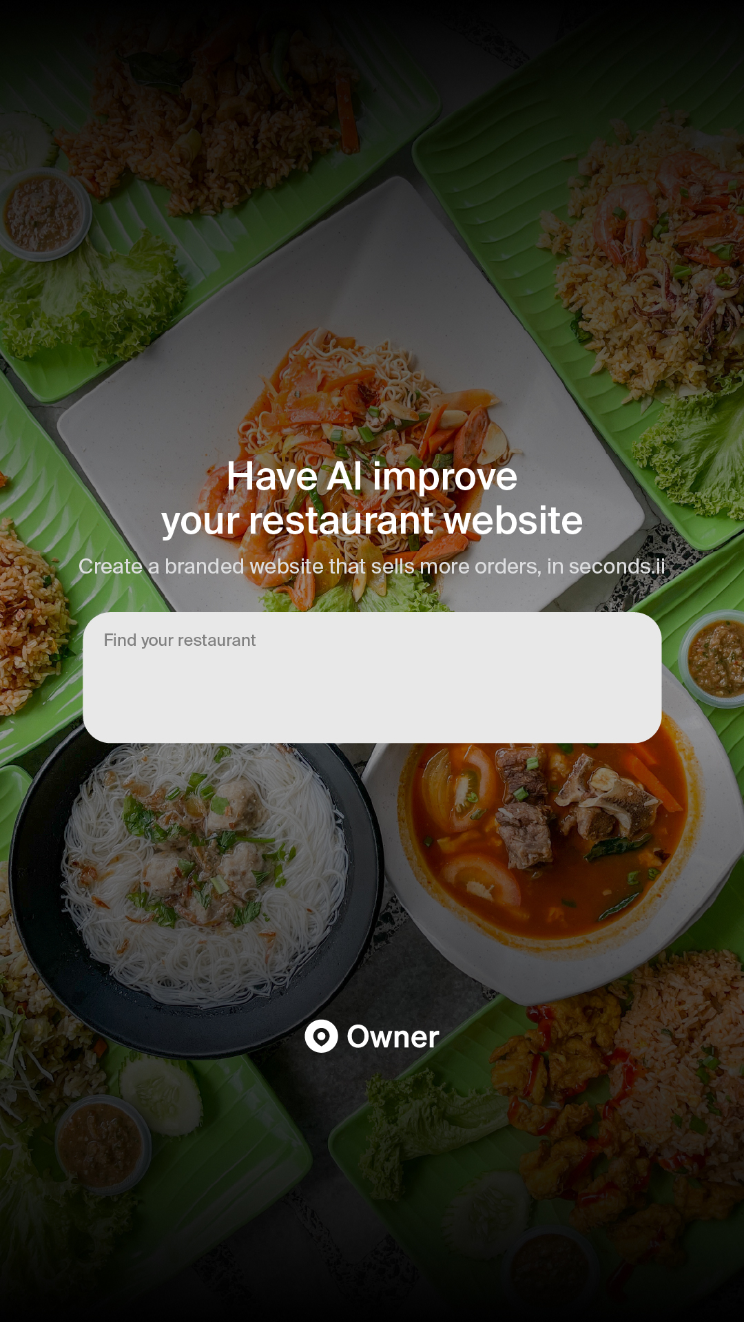 Restaurant Website Improver Facebook ad