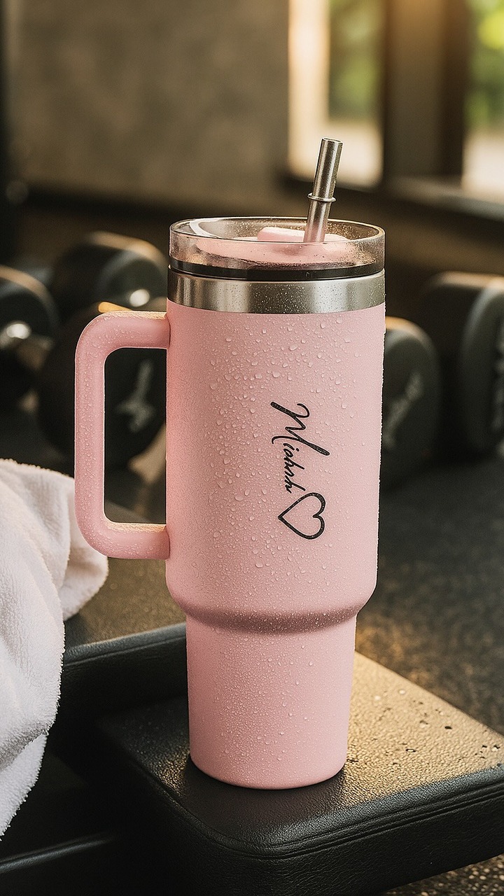 Theteenstore.in Facebook ad: Hello bestiesss! Your new fav Stanley Style tumbler…